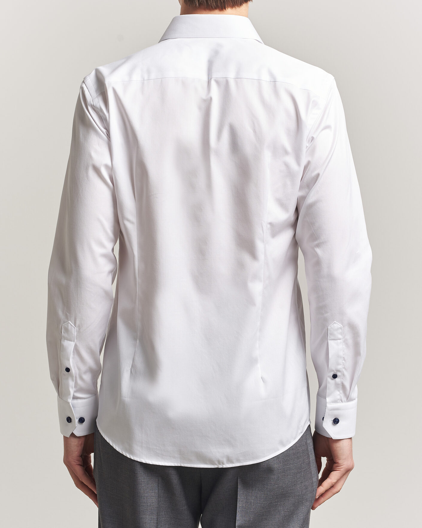 Homme | Chemises | Eton | Slim Fit Signature Twill Contrast Shirt White