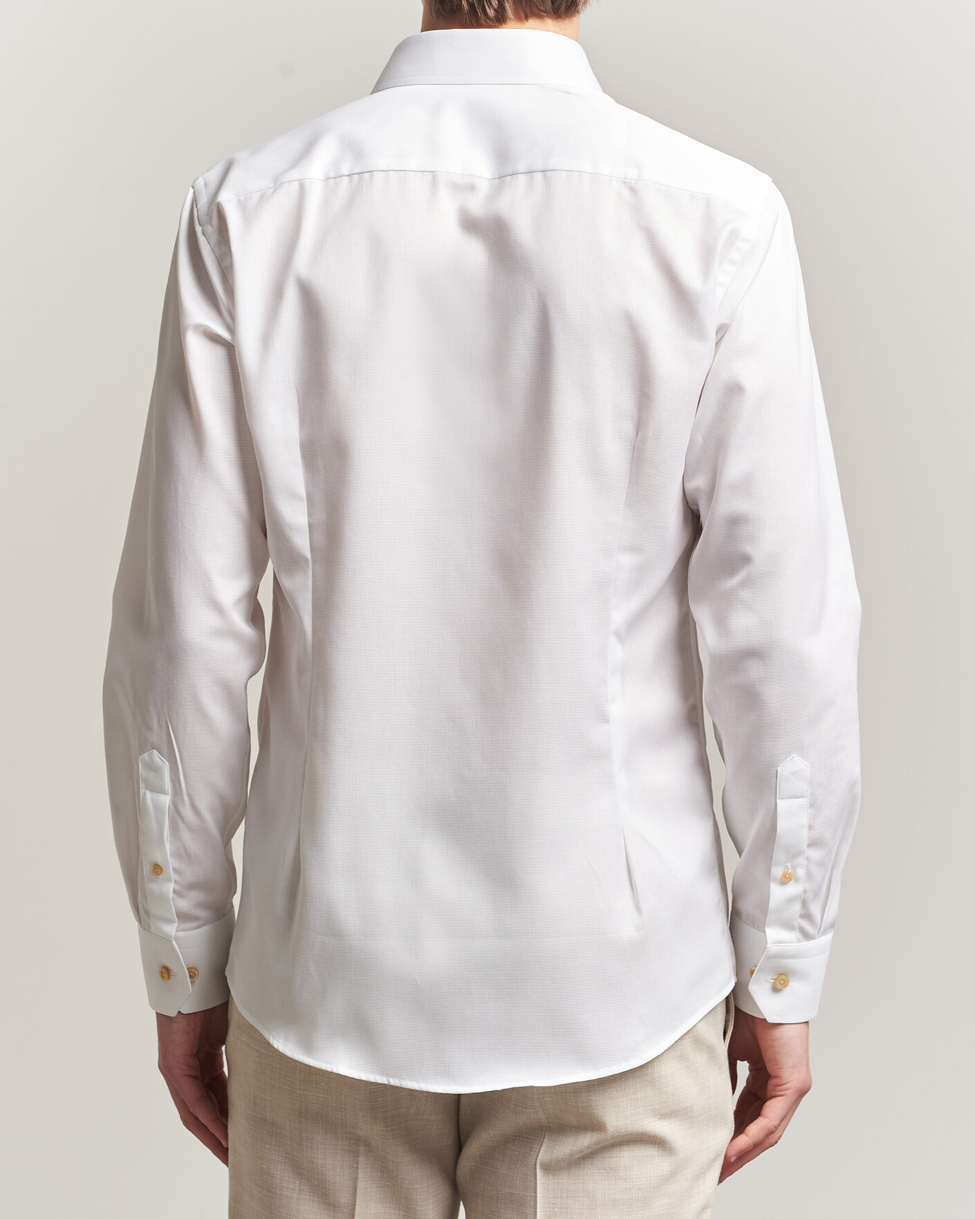 Homme | Chemises | Eton | Slim Fit Signature Twill Contrast Shirt White