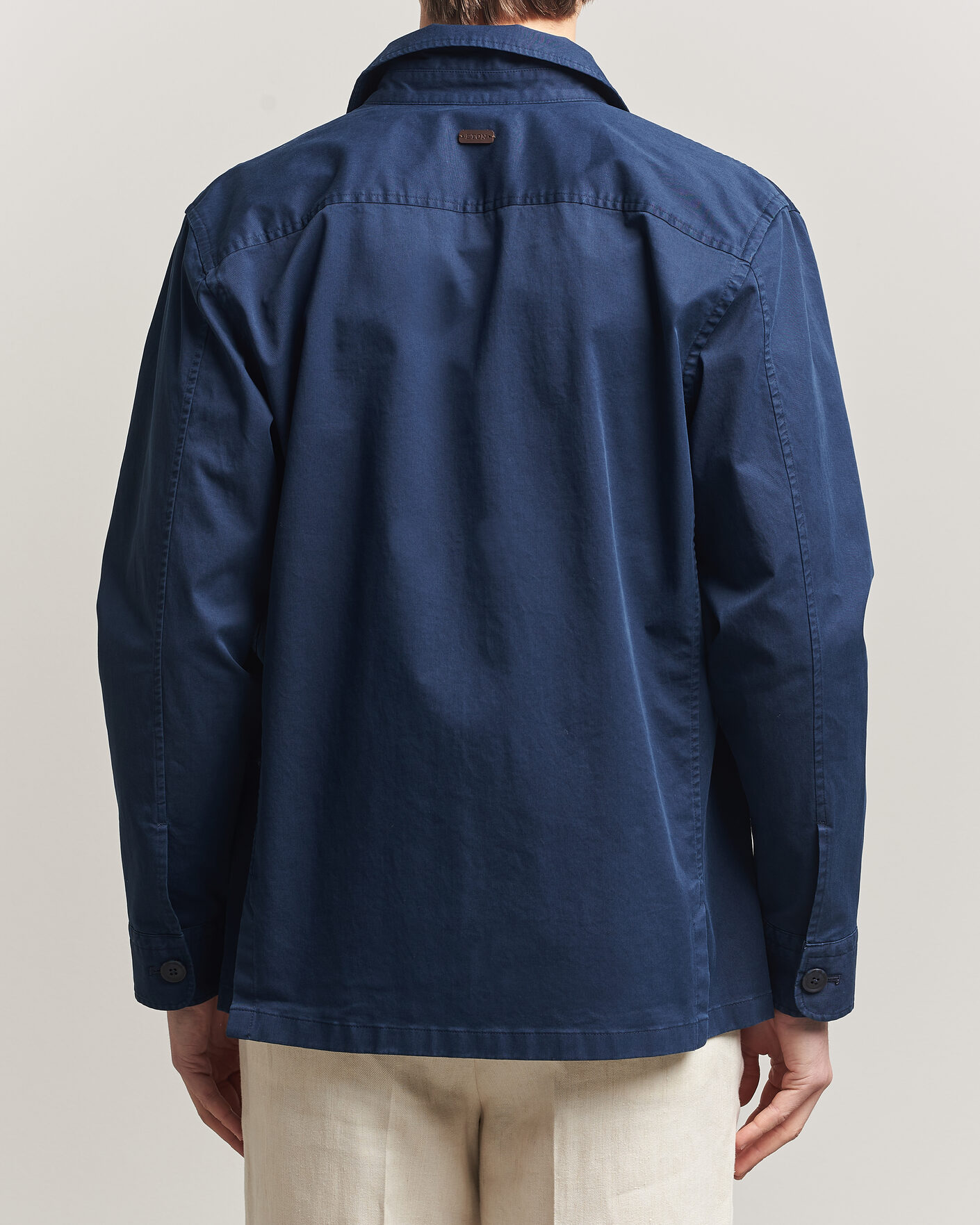 Homme | Manteaux Et Vestes | Eton | Cotton Chore Jacket Navy Blue