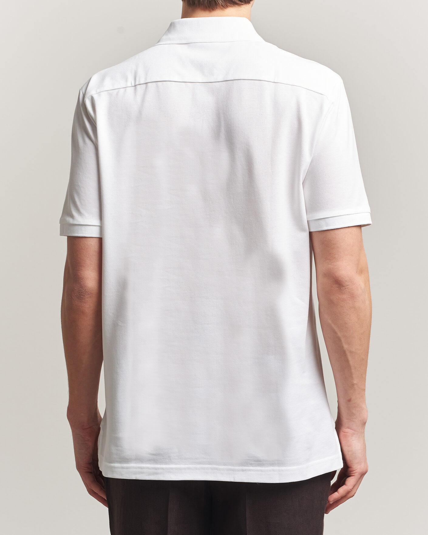 Homme | Polos | Eton | Pima Pique Polo White