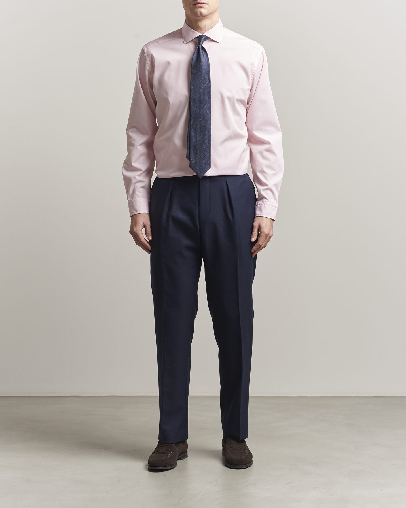 Homme | Chemises | Eton | Casual Fit Breeze Poplin Shirt Pink