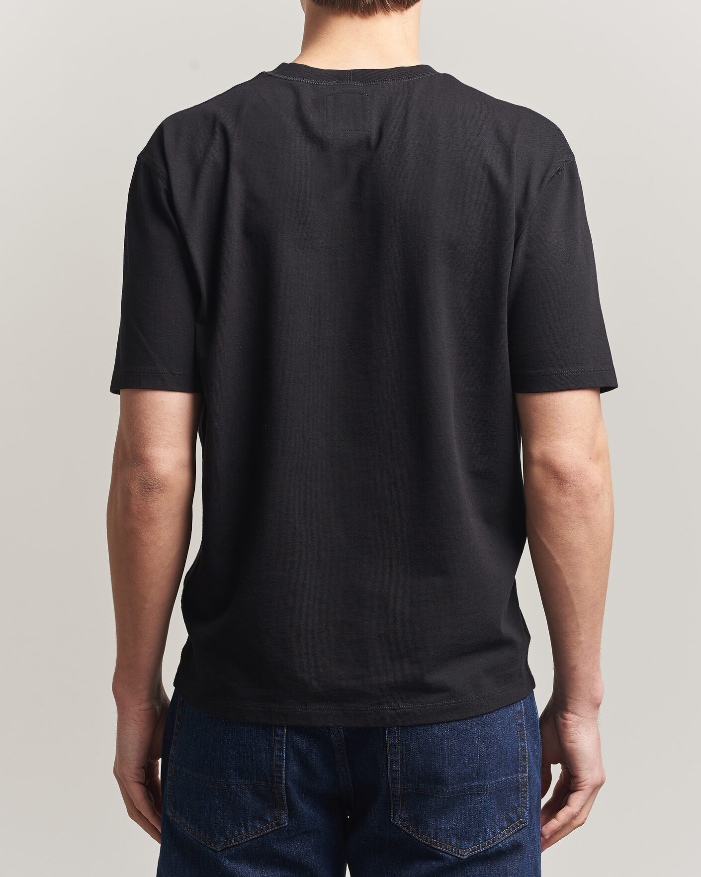 Homme | T-shirts | Drake's | Short Sleeve Hiking T-Shirt Black