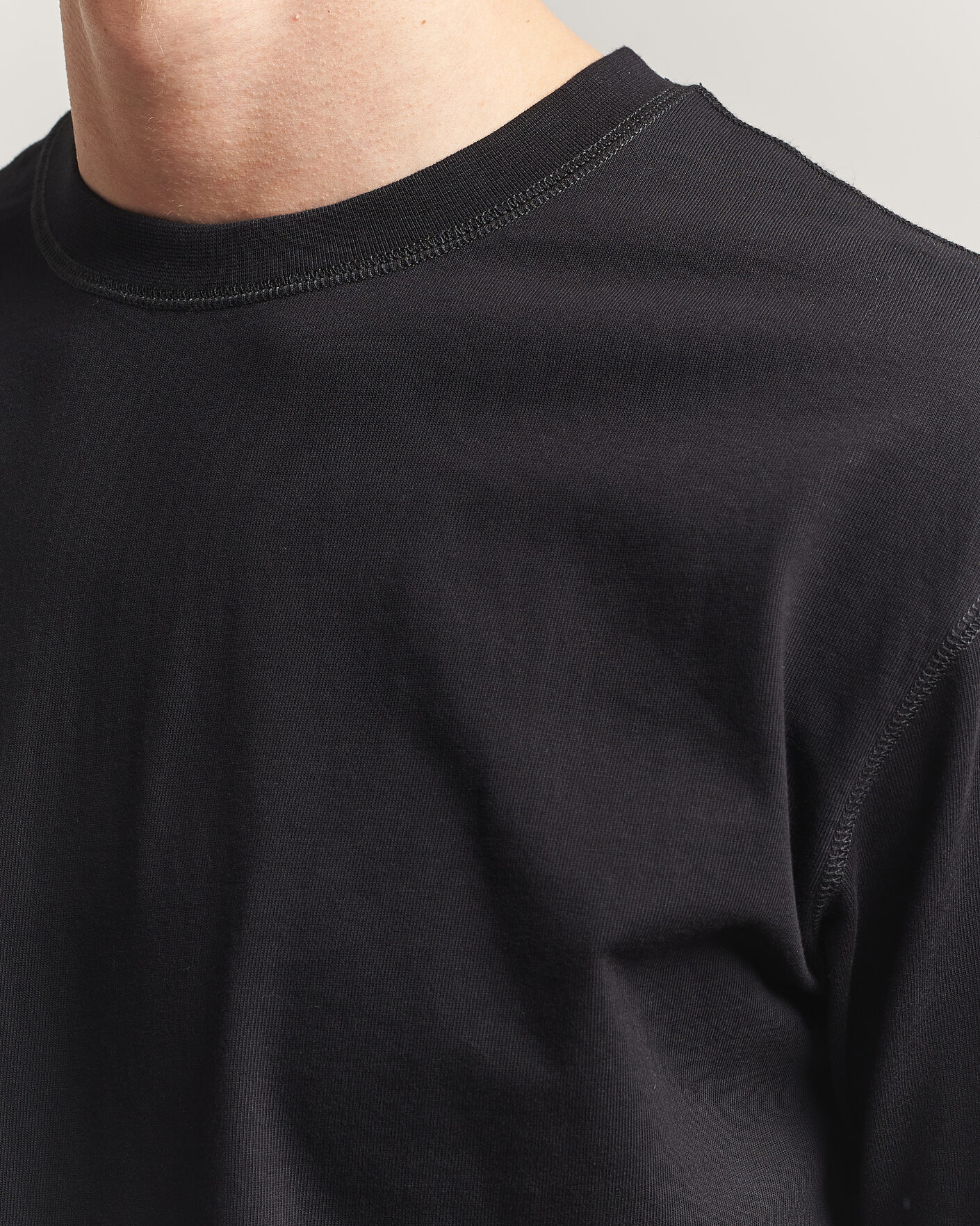 Homme | T-shirts | Drake's | Short Sleeve Hiking T-Shirt Black