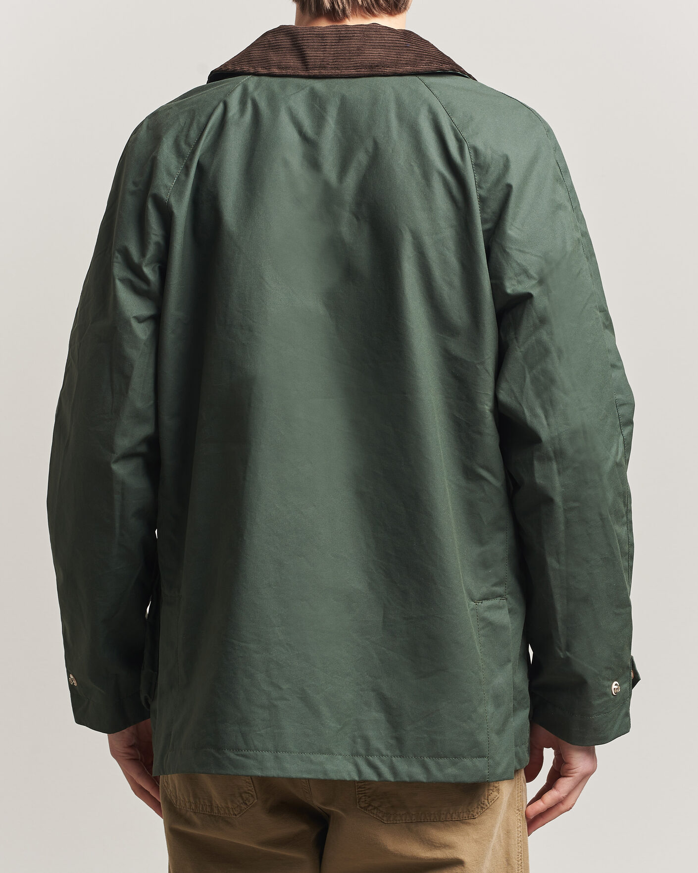 Homme | Manteaux Et Vestes | Manifattura Ceccarelli | Dry Wax Rain Caban Dark Green