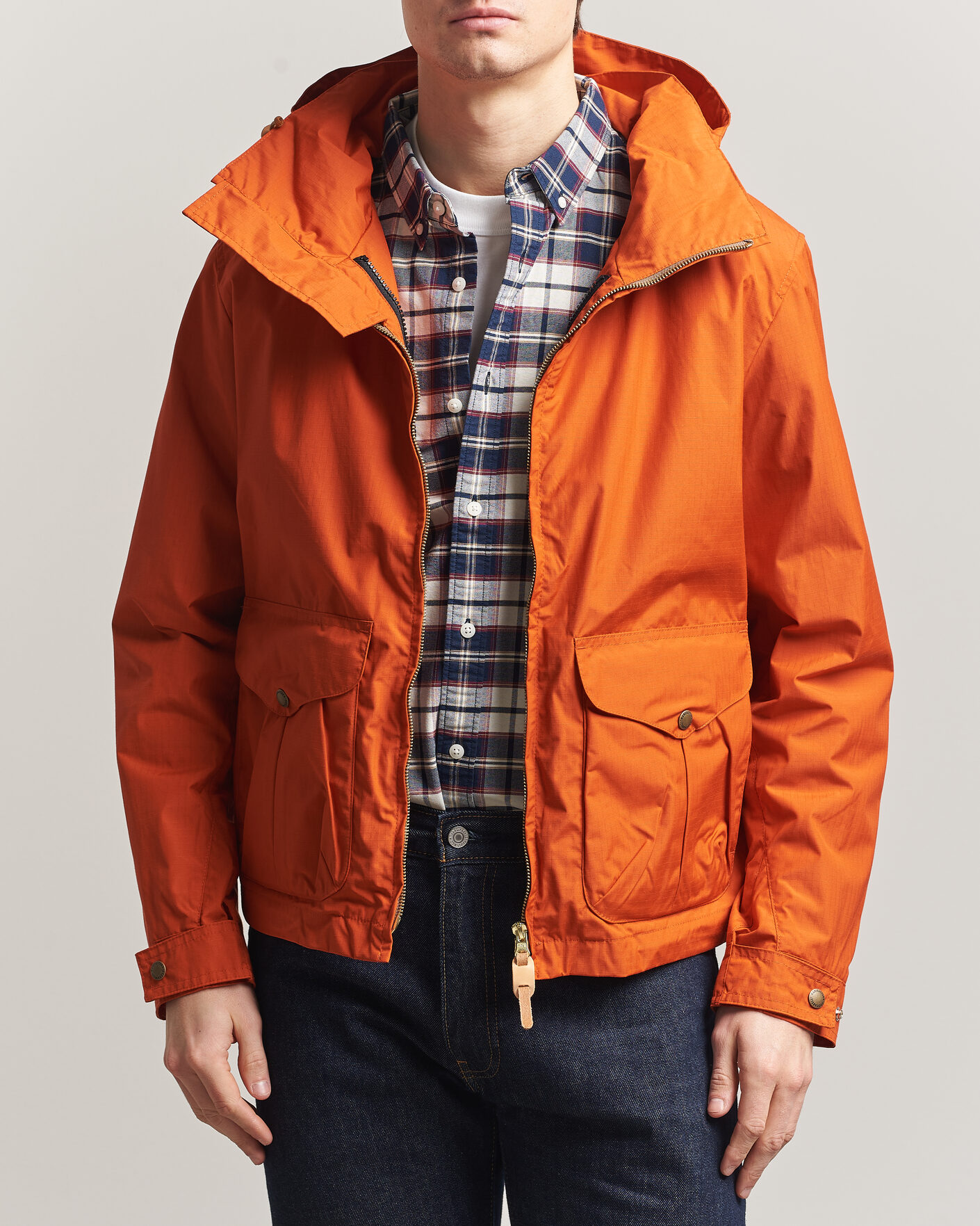 Homme | Manteaux Et Vestes | Manifattura Ceccarelli | All Season Blazer Coat Orange