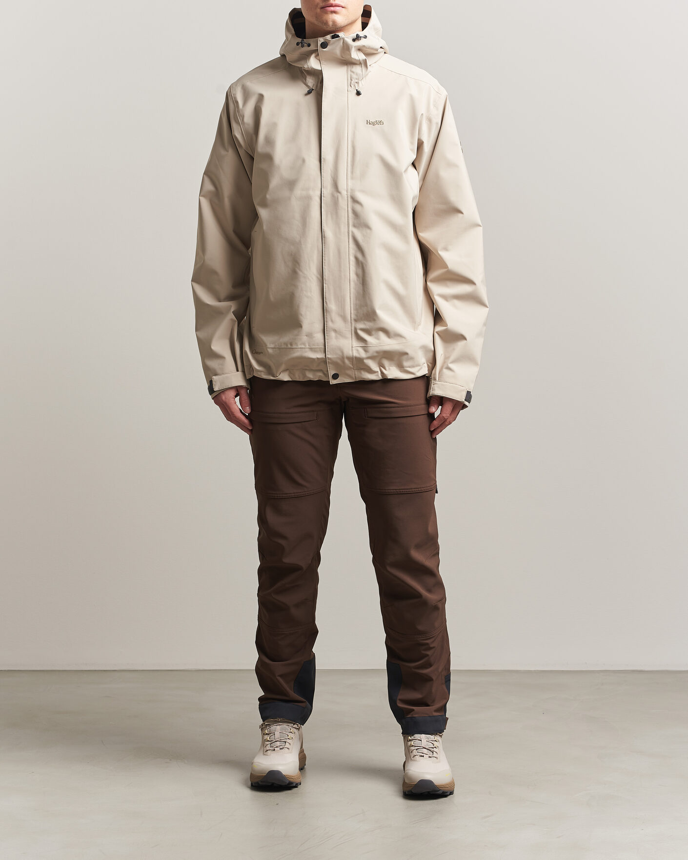 Homme | Manteaux Et Vestes | Haglöfs | Breeze Proof Jacket Chalk Beige