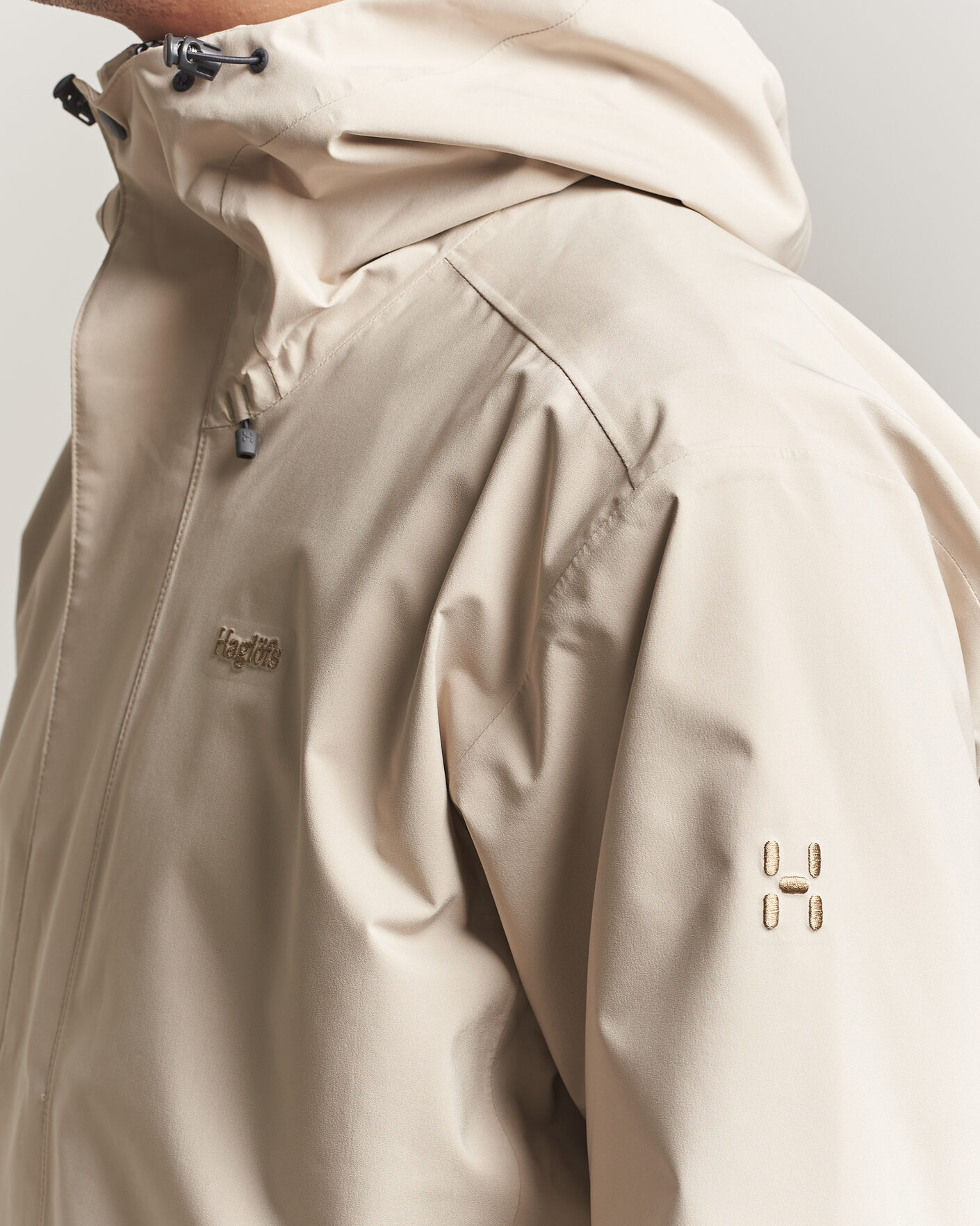 Homme | Manteaux Et Vestes | Haglöfs | Breeze Proof Jacket Chalk Beige