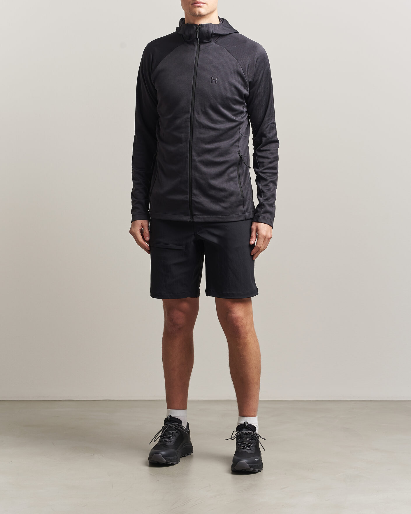 Homme | Pulls Et Tricots | Haglöfs | Korp Mid Fleece Hood True Black