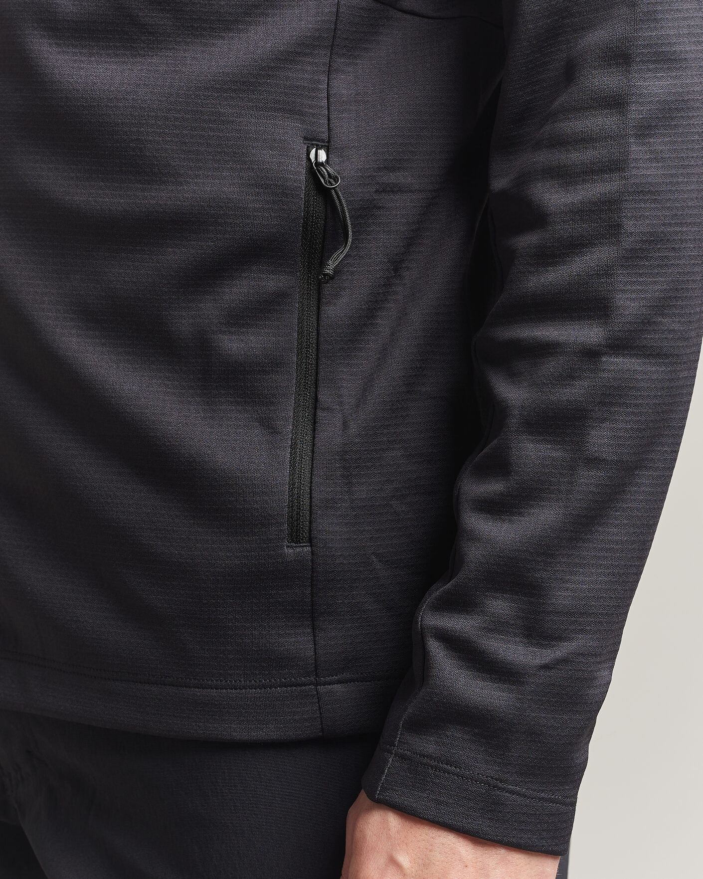 Homme | Pulls Et Tricots | Haglöfs | Korp Mid Fleece Hood True Black