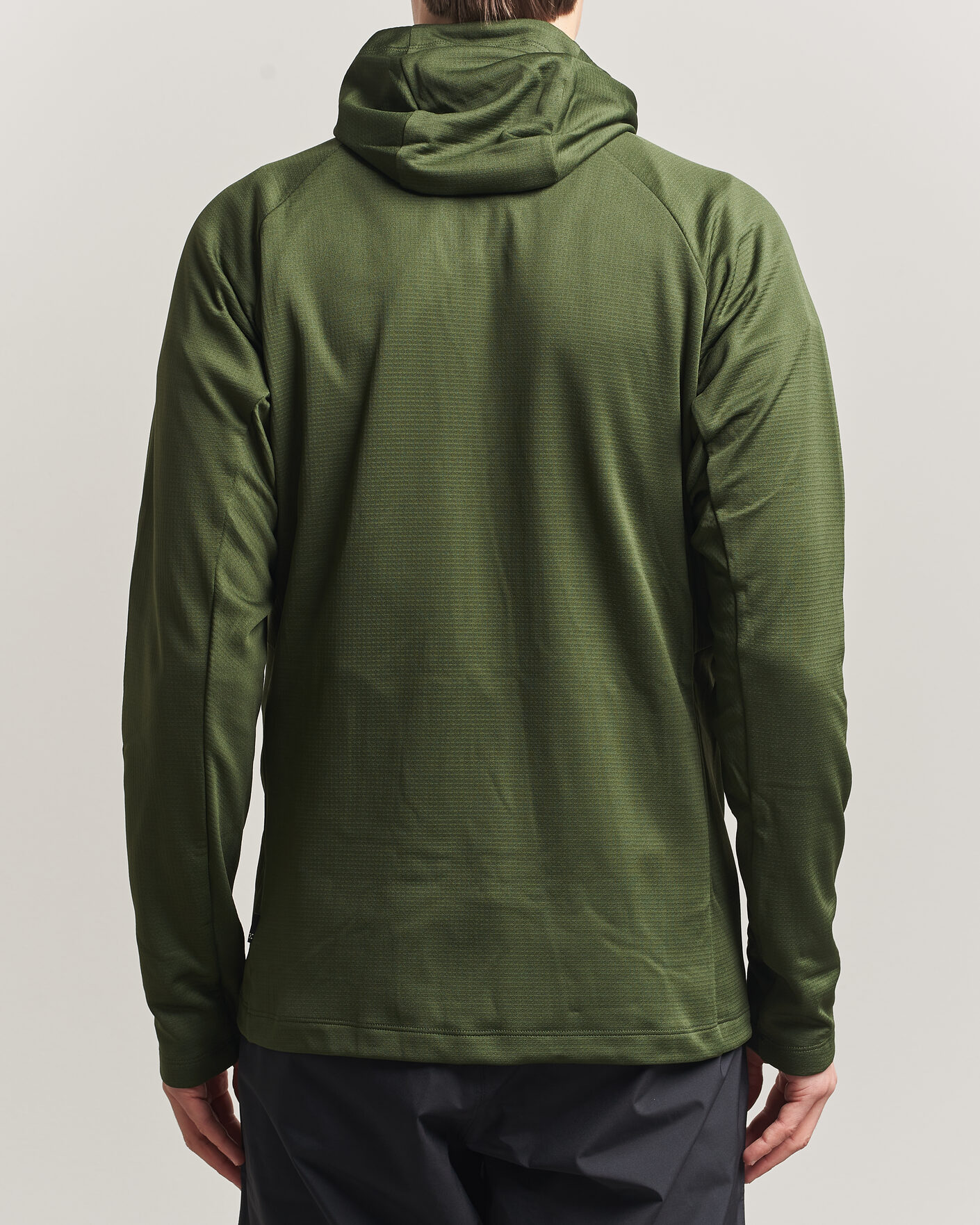 Homme | Pulls Et Tricots | Haglöfs | Korp Mid Fleece Hood Seaweed Green
