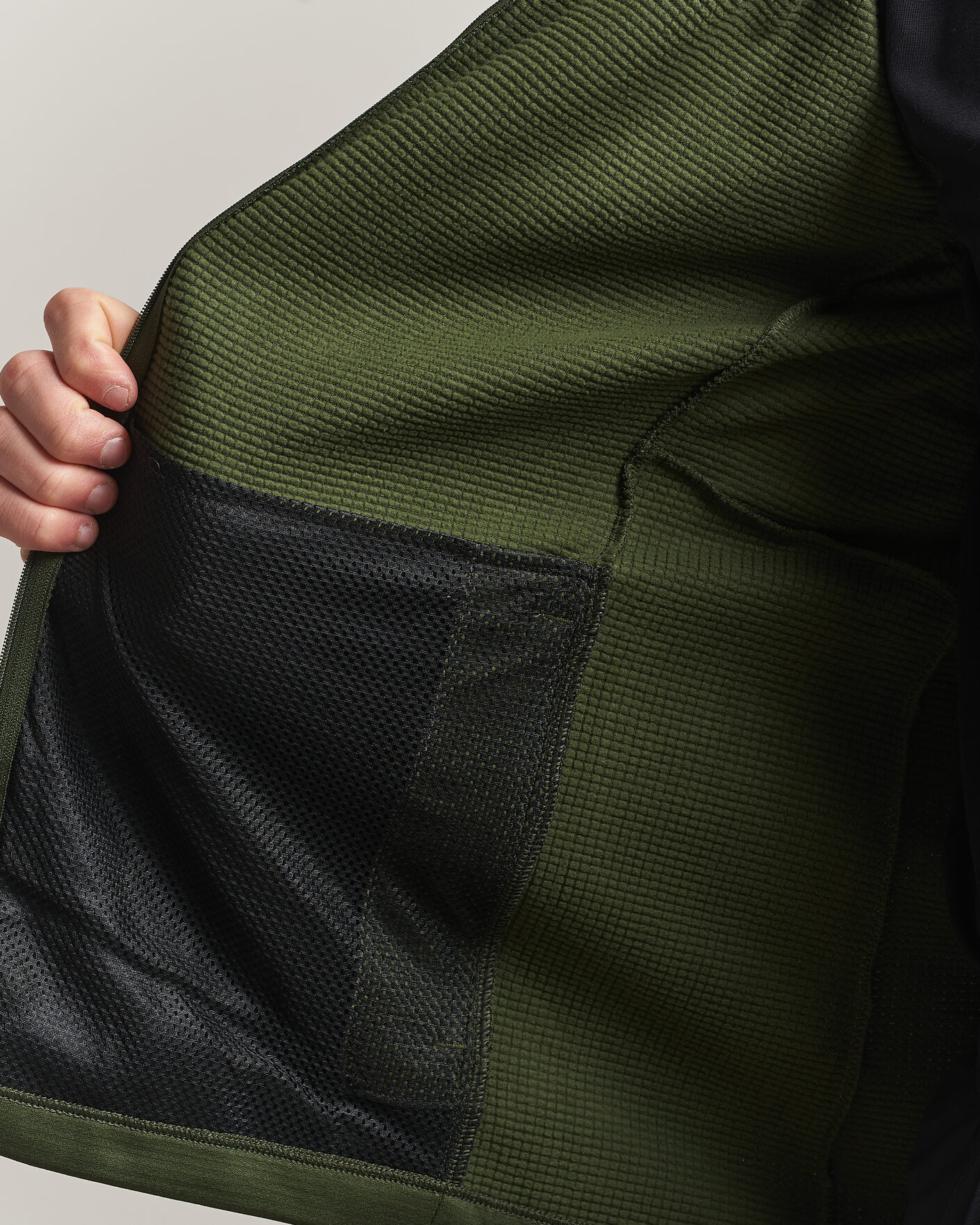 Homme | Pulls Et Tricots | Haglöfs | Korp Mid Fleece Hood Seaweed Green