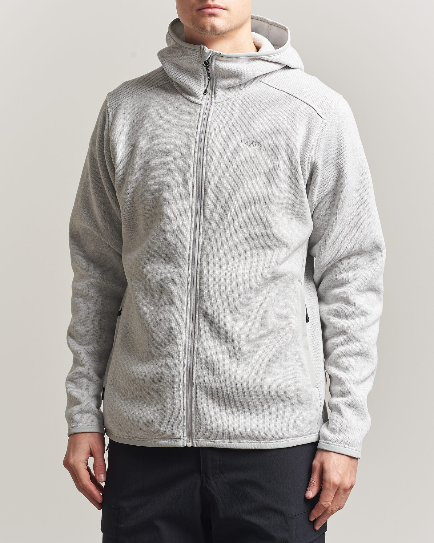 Homme | Pulls Et Tricots | Haglöfs | Swook II Mid Hood Stone Grey