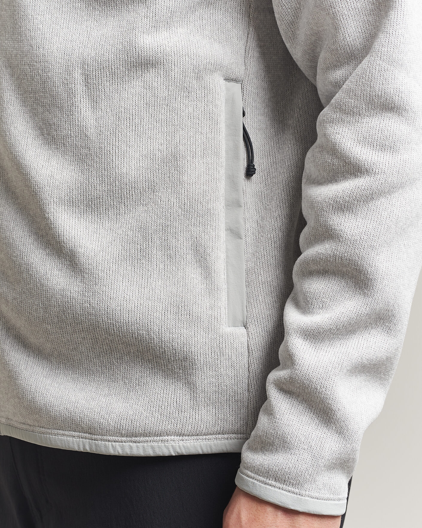 Homme | Pulls Et Tricots | Haglöfs | Swook II Mid Hood Stone Grey