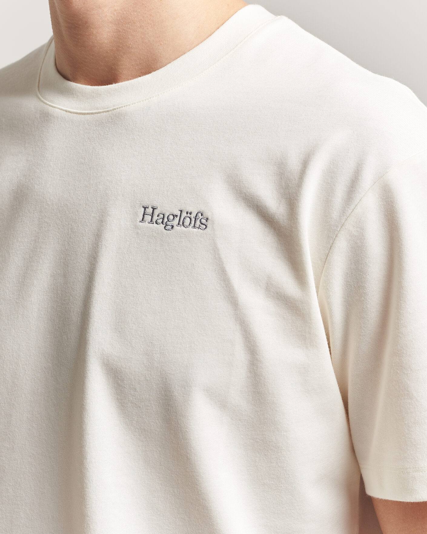 Homme | T-shirts | Haglöfs | Organic Cotton T-Shirt Soft White