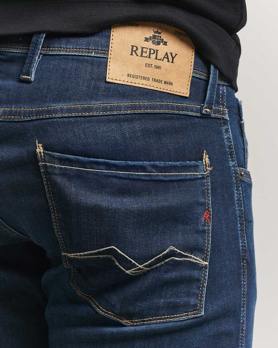 Homme | Jeans | Replay | Anbass Powerstretch Jeans Dark Blue