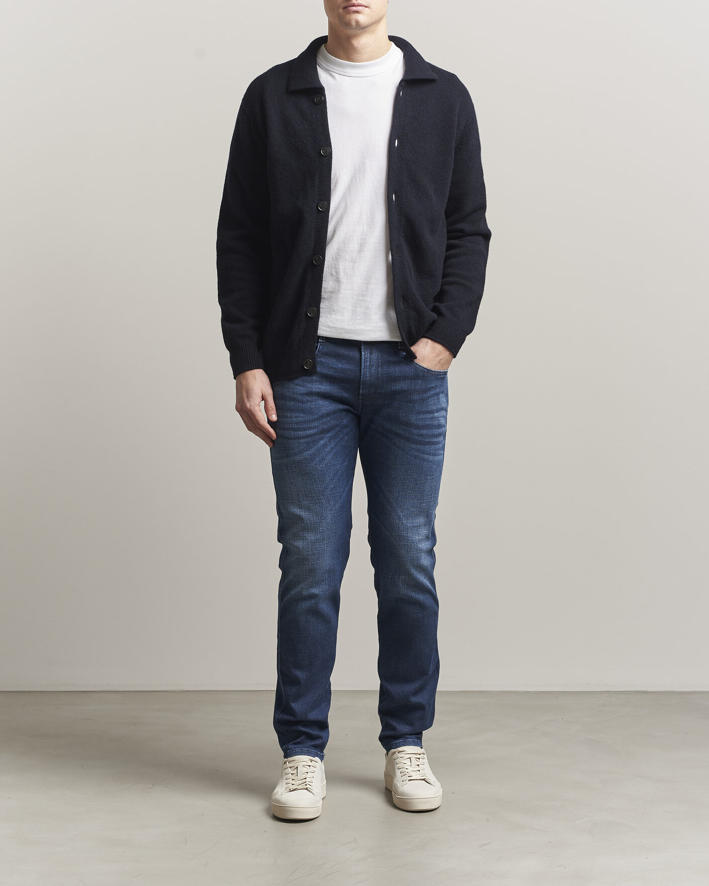 Homme | Jeans | Replay | Anbass Hyperflex Matrix Jeans Dark Blue