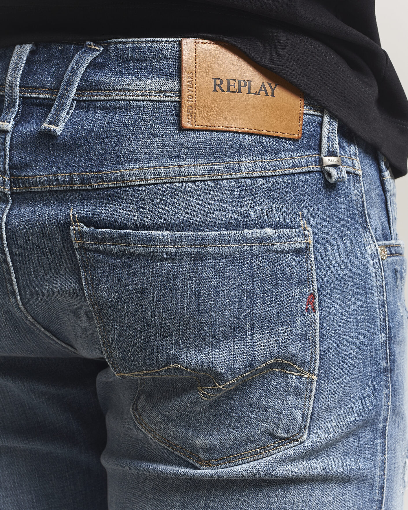 Homme | Jeans | Replay | Anbass 10 Year Wash Jeans Medium Blue
