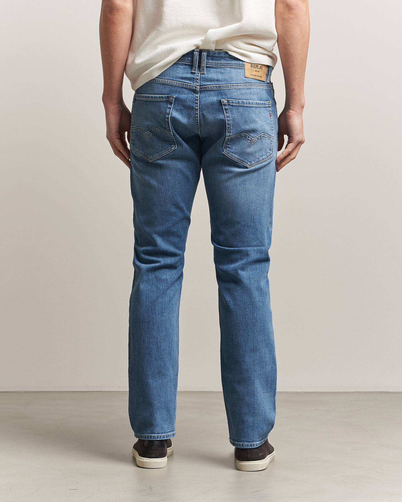 Homme | Jeans | Replay | Rocco Comfort Fit Powerstretch Jeans Light Blue