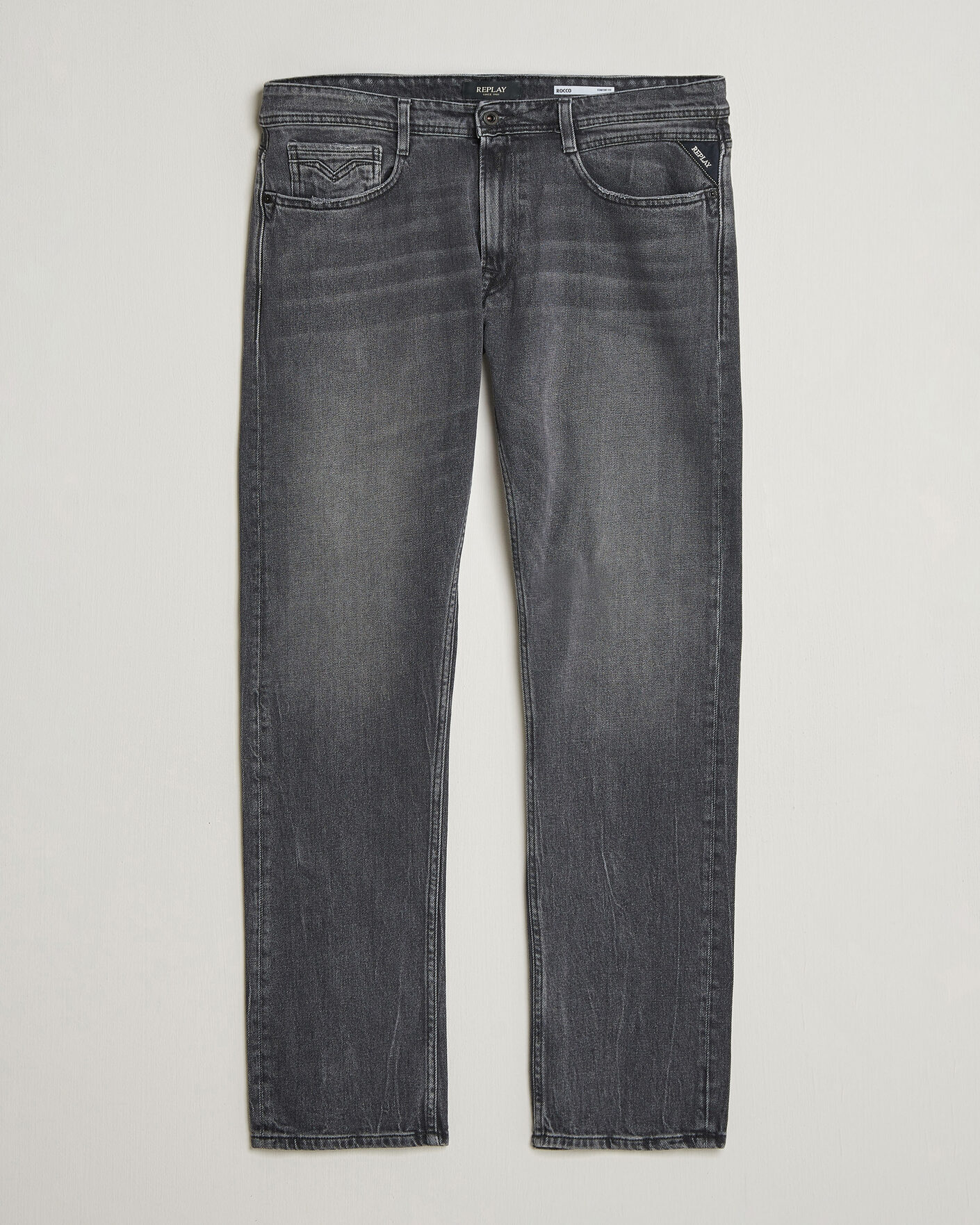 Homme | Pantalons | Replay | Rocco Comfort Fit Original Jeans Washed Black