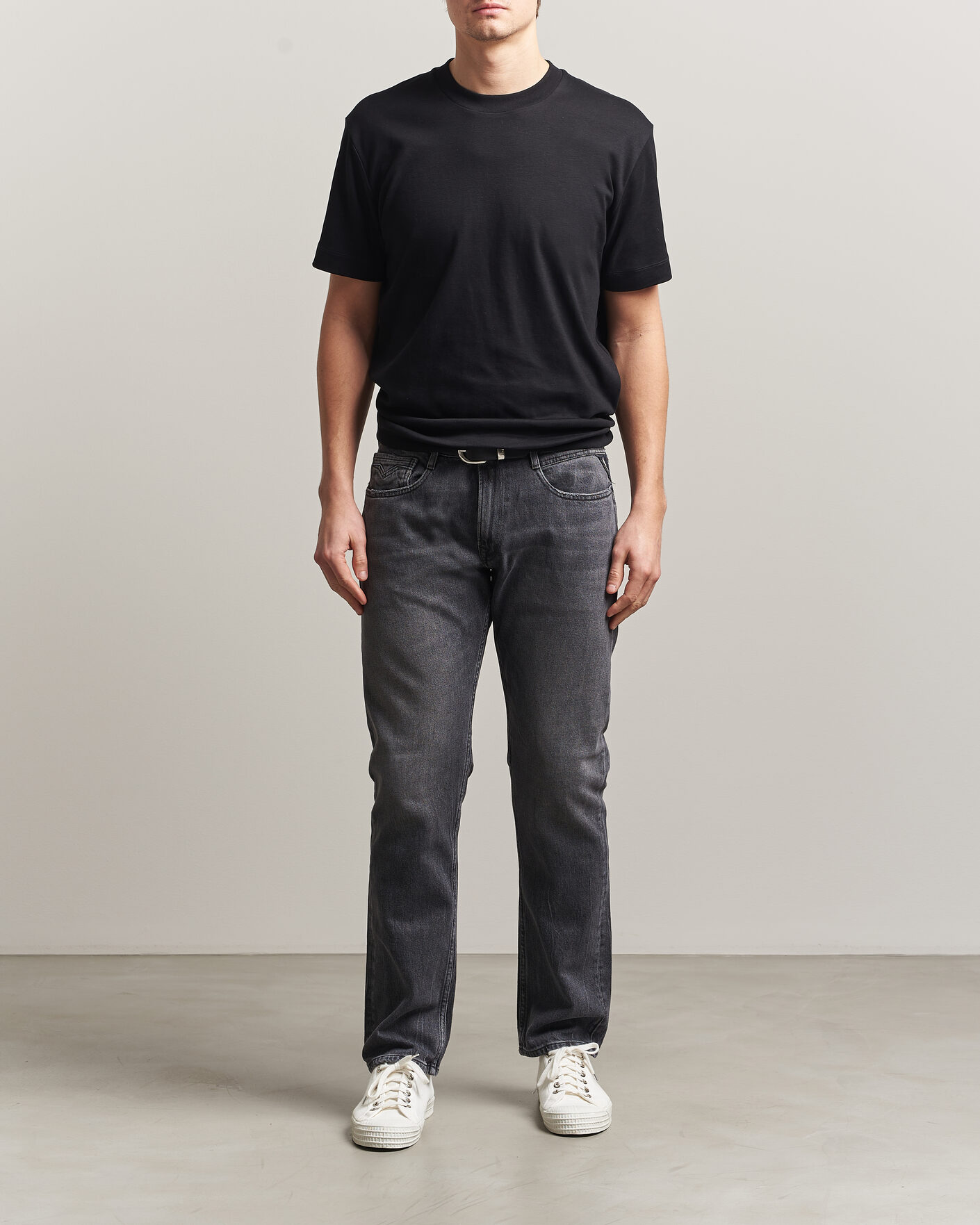 Homme | Pantalons | Replay | Rocco Comfort Fit Original Jeans Washed Black