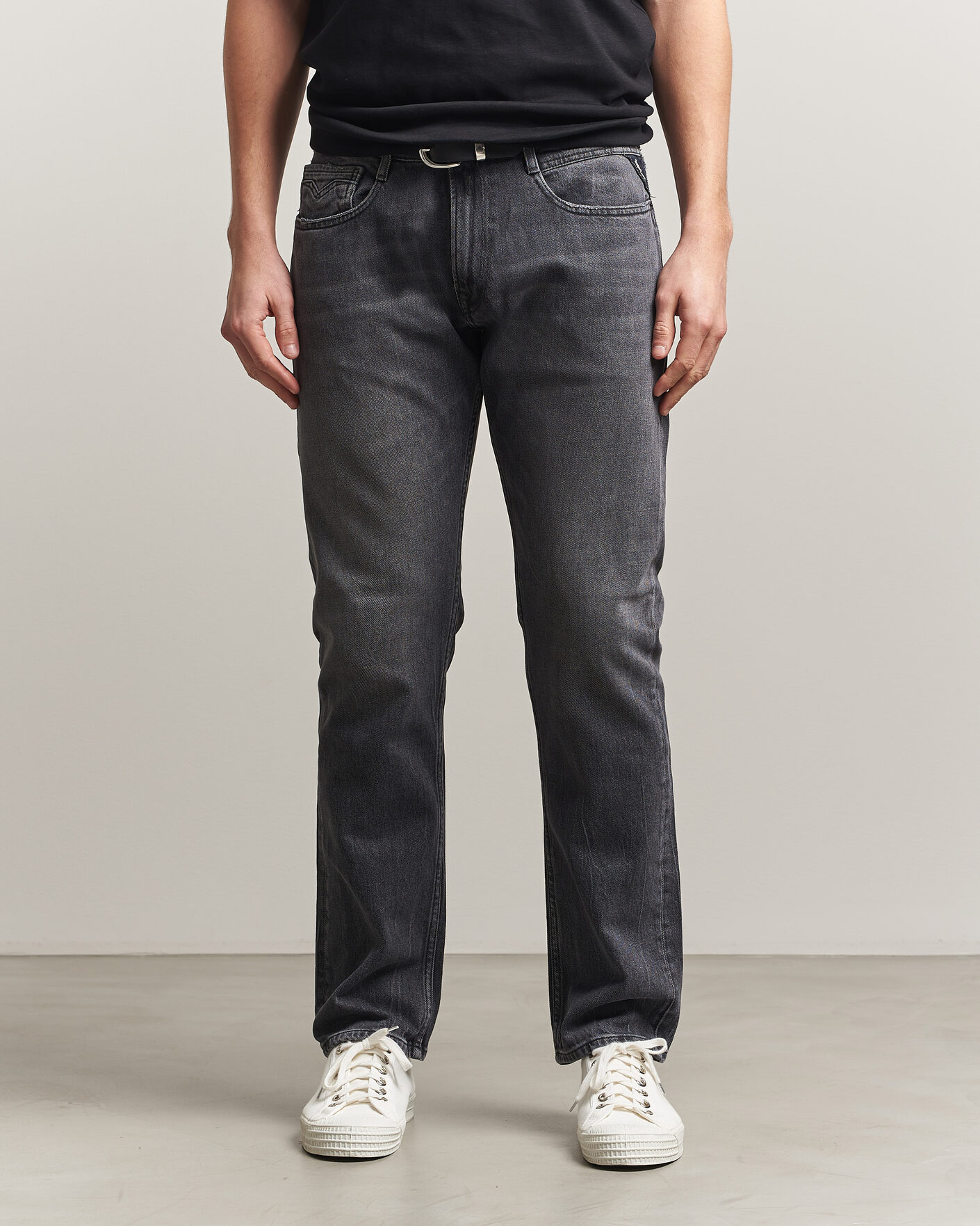 Homme | Pantalons | Replay | Rocco Comfort Fit Original Jeans Washed Black