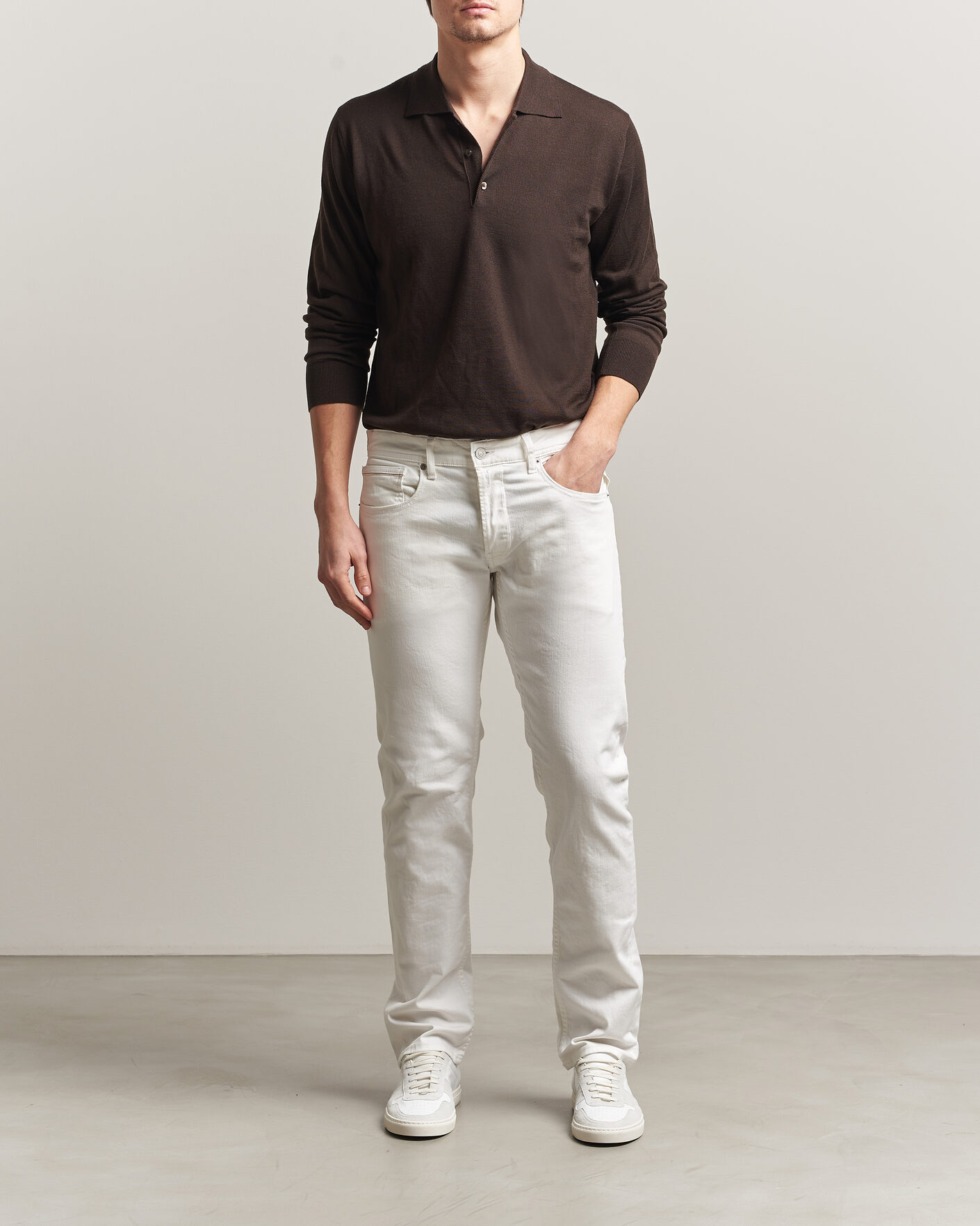 Homme | Jeans | Replay | Grover Straight Fit Powerstretch Jeans White