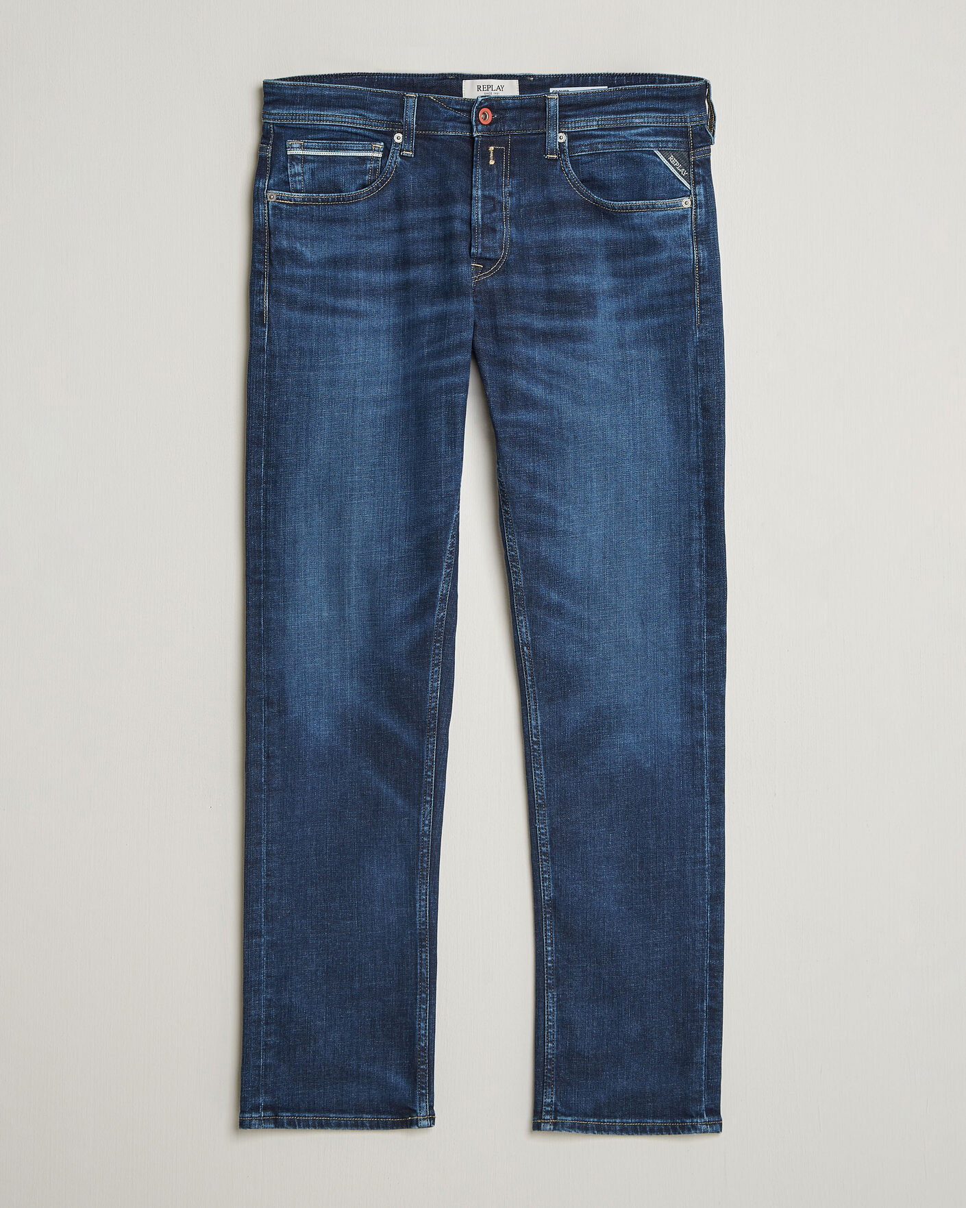 Homme | Jeans | Replay | Grover Straight Fit Stretch Heritage Jeans Dark Blue