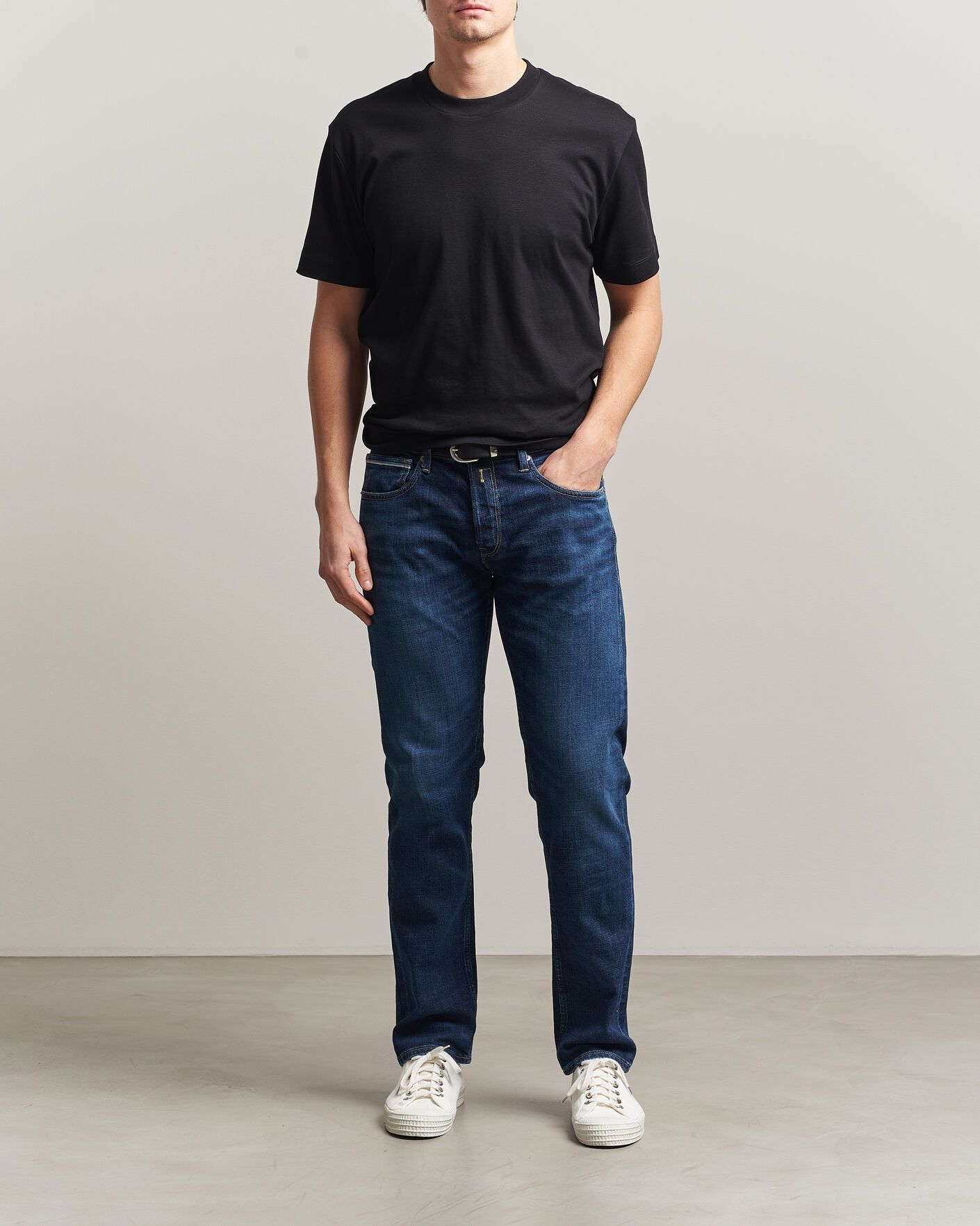 Homme | Jeans | Replay | Grover Straight Fit Stretch Heritage Jeans Dark Blue