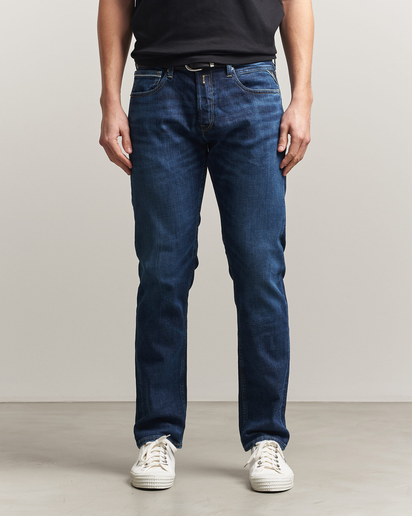 Homme | Jeans | Replay | Grover Straight Fit Stretch Heritage Jeans Dark Blue