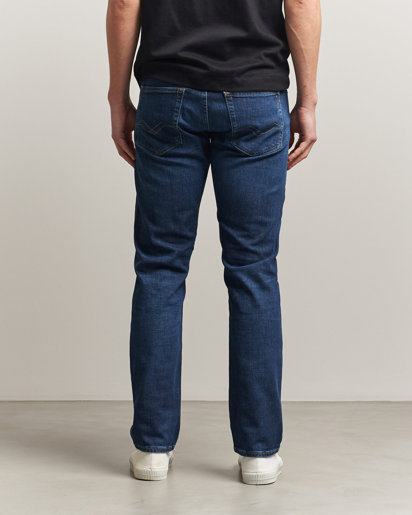Homme | Pantalons | Replay | Grover Straight Fit Stretch Heritage Jeans Dark Blue