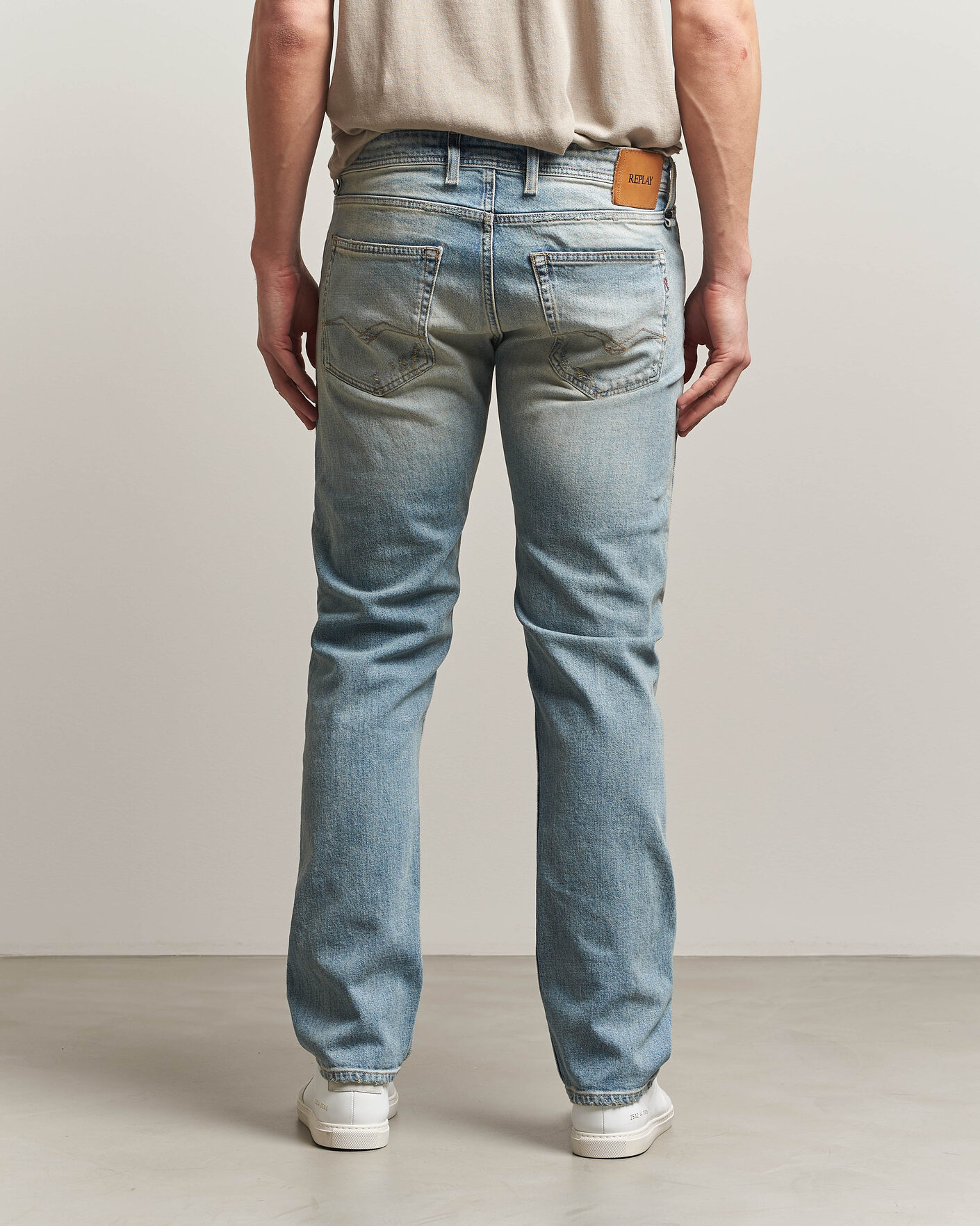 Homme | Jeans | Replay | Grover Sraight Fit 20 Years Wash Jeans Light Blue