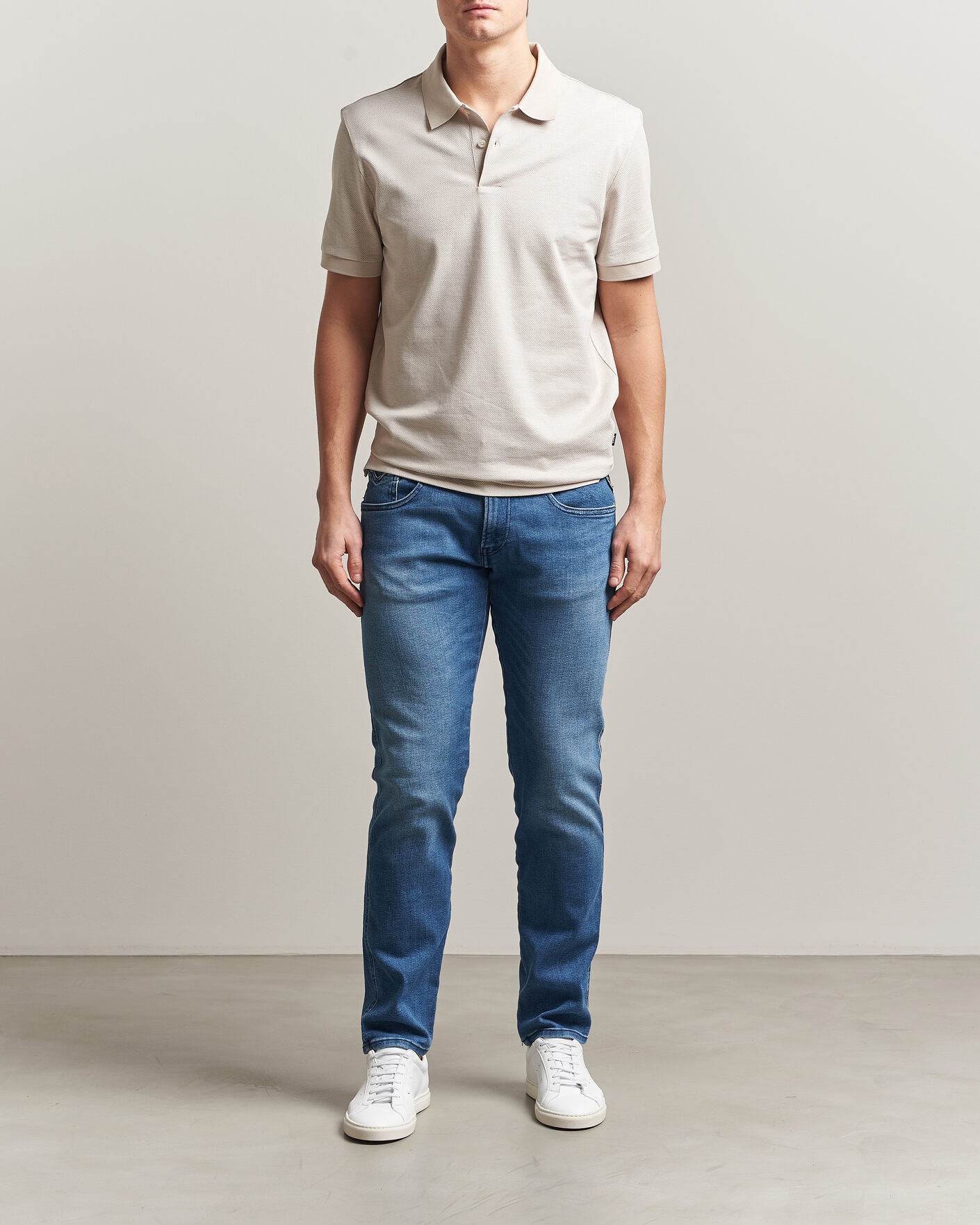 Homme | Jeans | Replay | Anbass Powerstretch Jeans Medium Blue