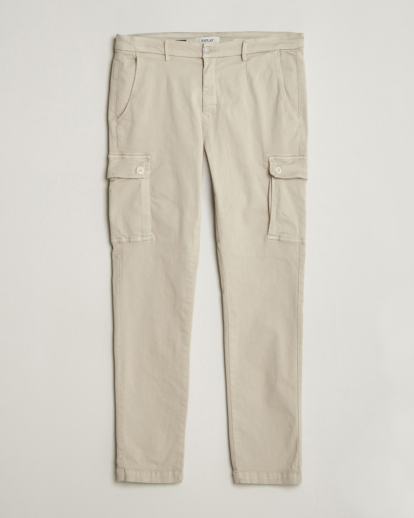 Homme | Pantalons | Replay | Jaan Hyperflex Cargo Pants Ivory