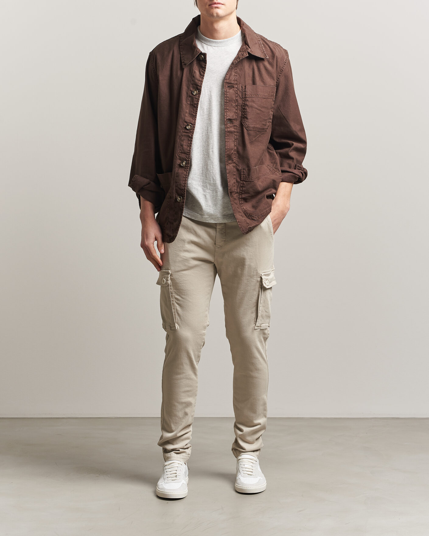 Homme | Pantalons | Replay | Jaan Hyperflex Cargo Pants Ivory