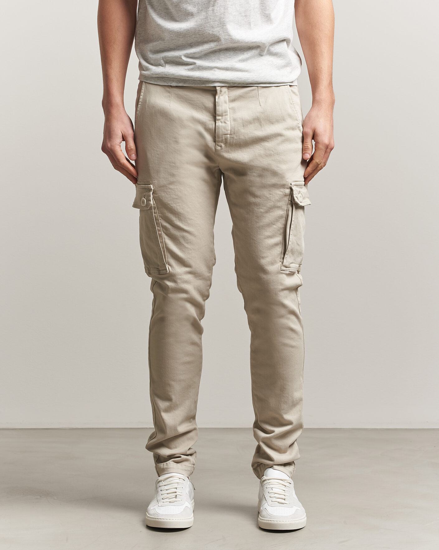 Homme | Pantalons | Replay | Jaan Hyperflex Cargo Pants Ivory