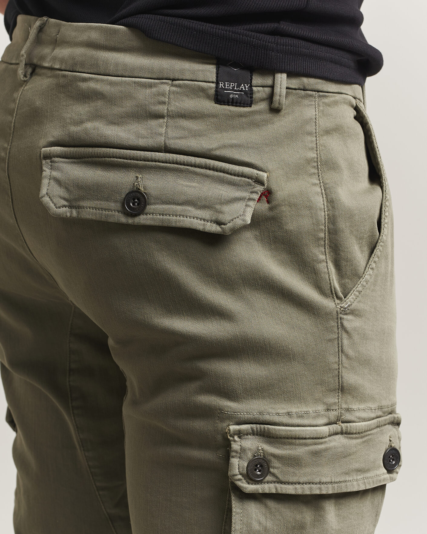 Homme | Pantalons | Replay | Jaan Hyperflex Cargo Pants Military Green