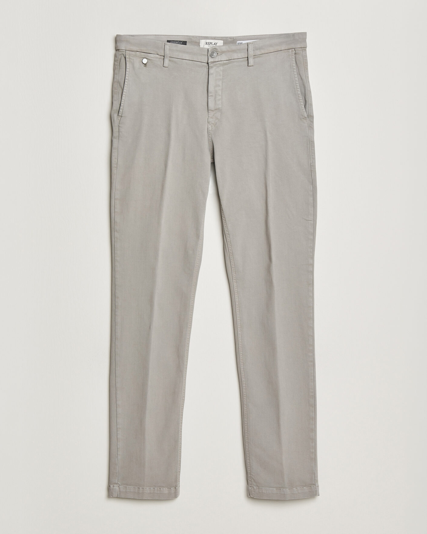 Homme | Pantalons | Replay | Benni Hyperflex X-Lite Chinos Light Grey