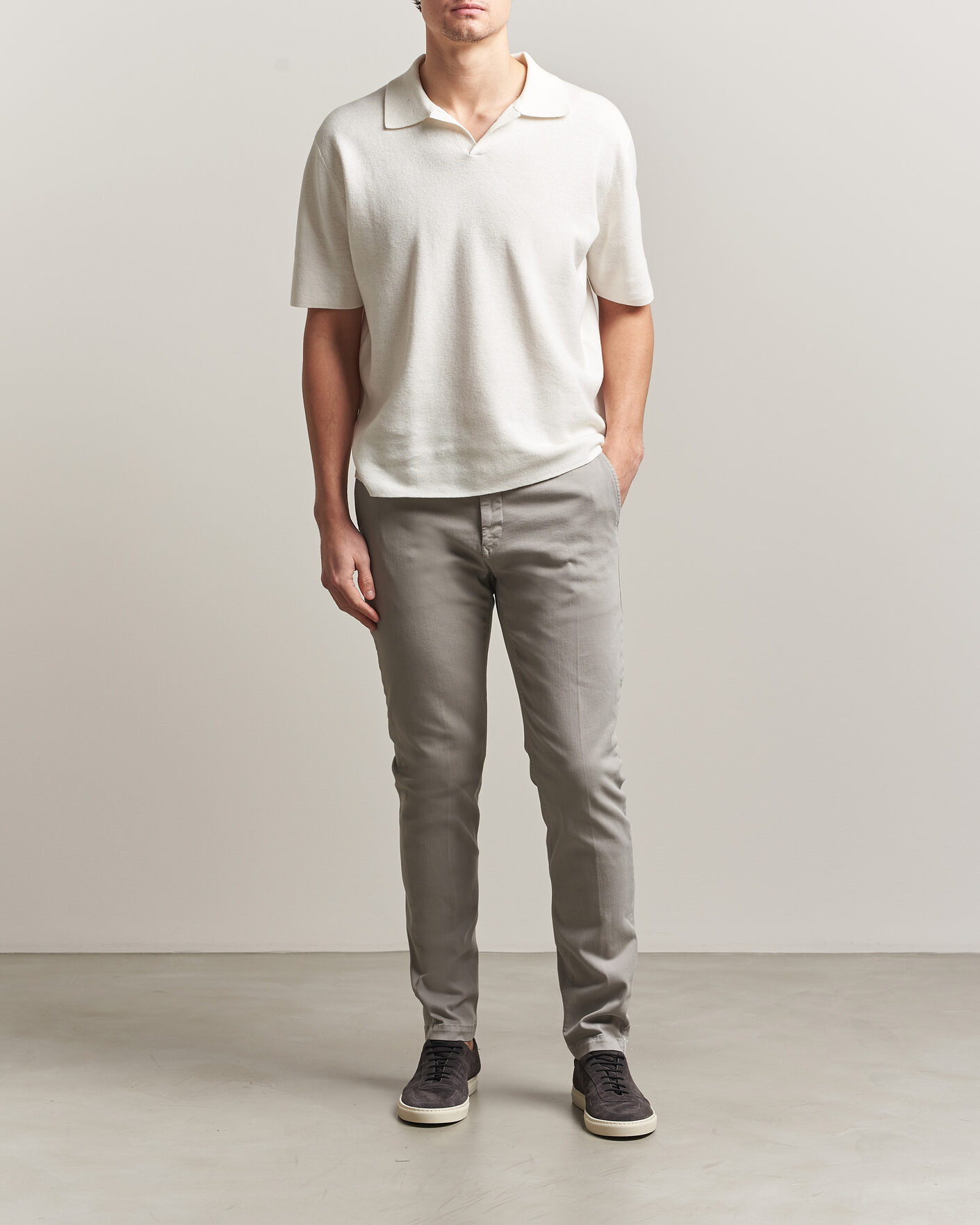 Homme | Pantalons | Replay | Benni Hyperflex X-Lite Chinos Light Grey