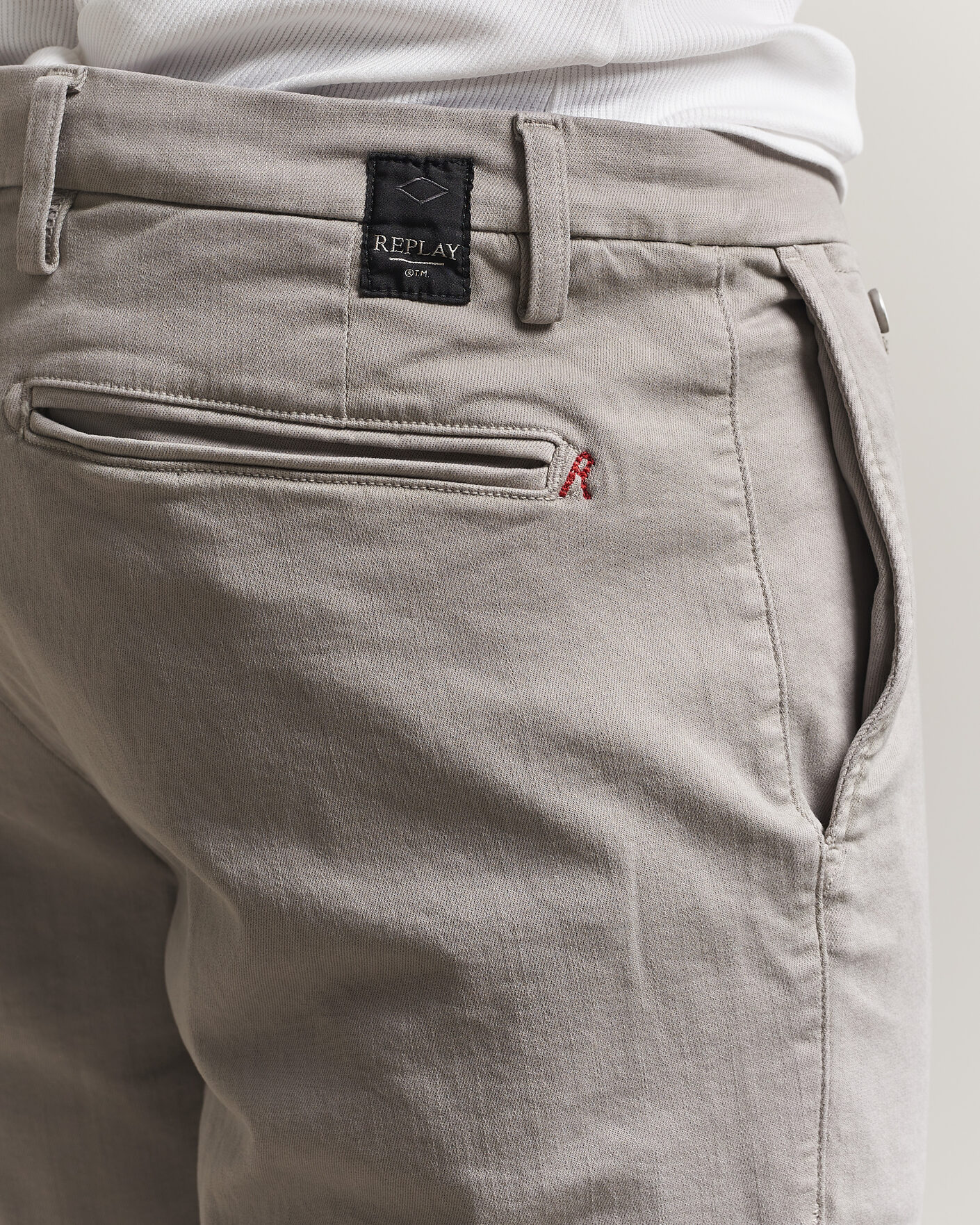 Homme | Shorts | Replay | Benni Hyperflex Shorts Light Grey