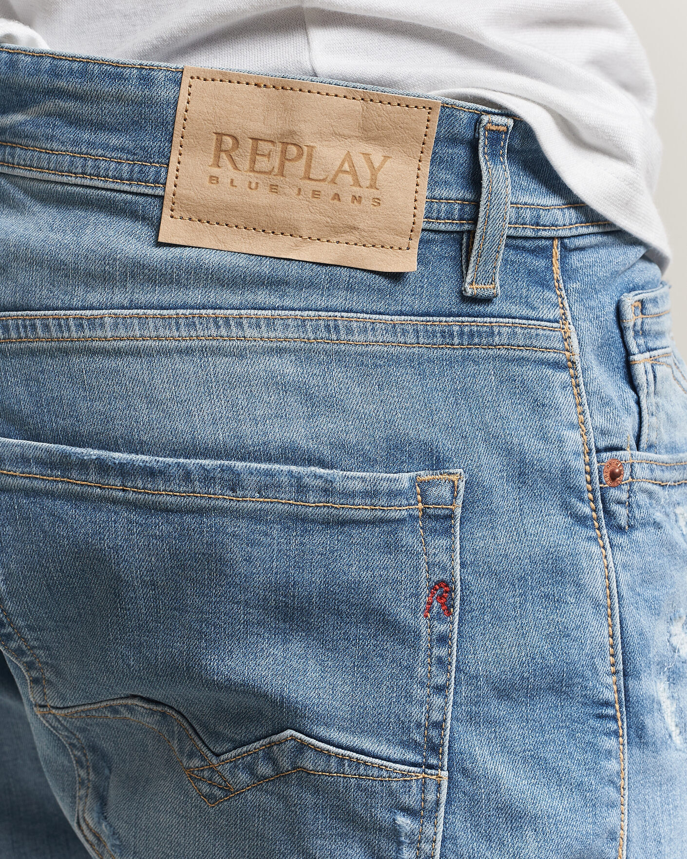 Homme | Jeans | Replay | Rocco Comfort Fit Stretch Eco Plus Jeans Light Blue