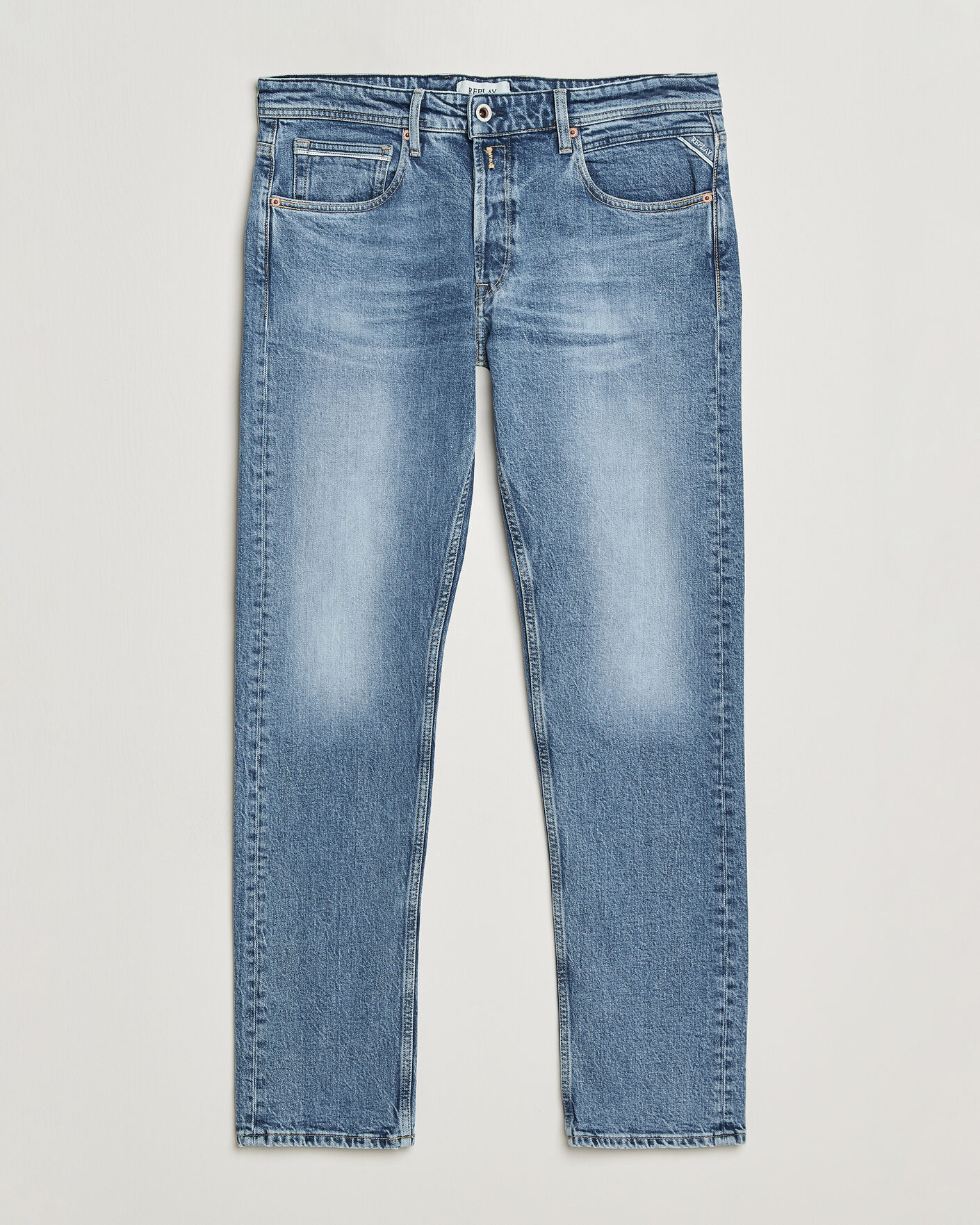 Homme | Jeans | Replay | Grover Heritage Original Stretch Jeans Light Blue