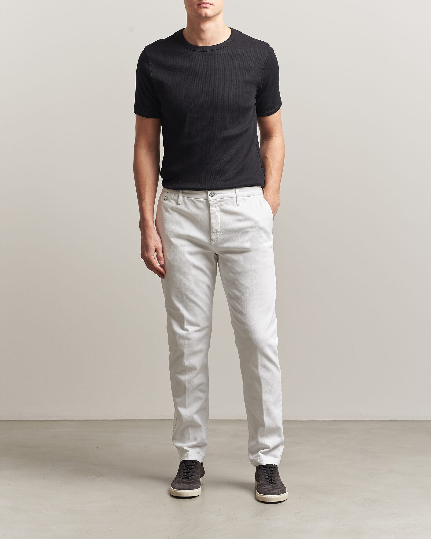 Homme | Pantalons | Replay | Benni Hyperflex X-Lite Chinos Natural White