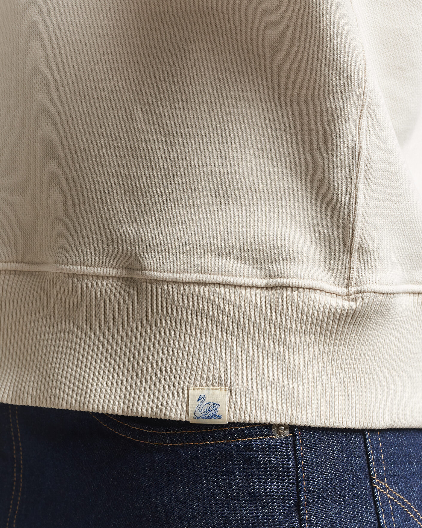 Homme | Pulls Et Tricots | Merz b. Schwanen | Classic Fit Authentic Fleece Sweatshirt Nature