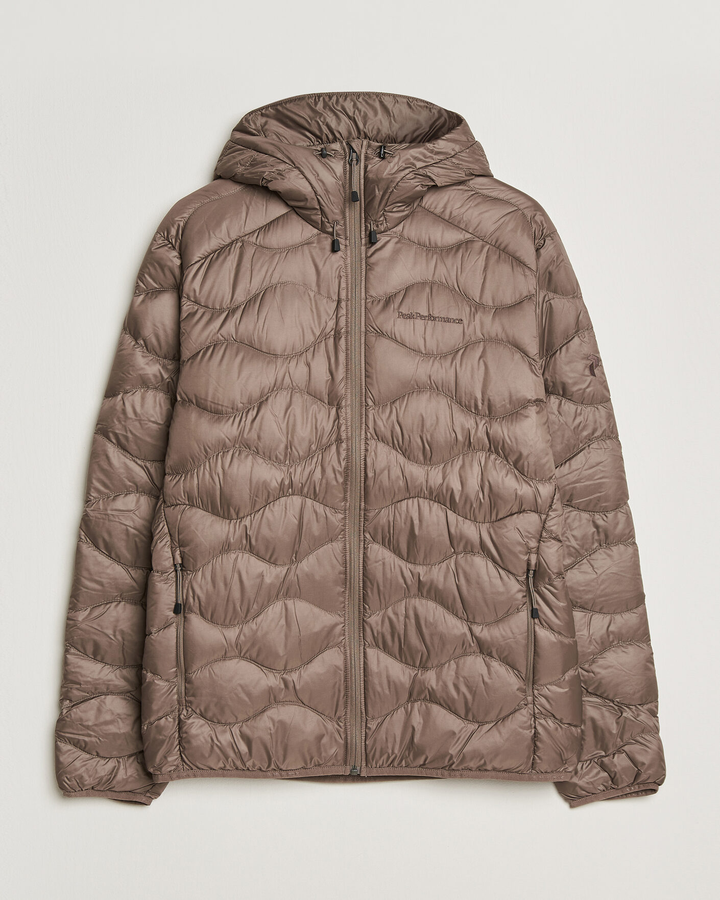 Homme | Manteaux Et Vestes | Peak Performance | Helium Down Hooded Jacket Terrian Tan