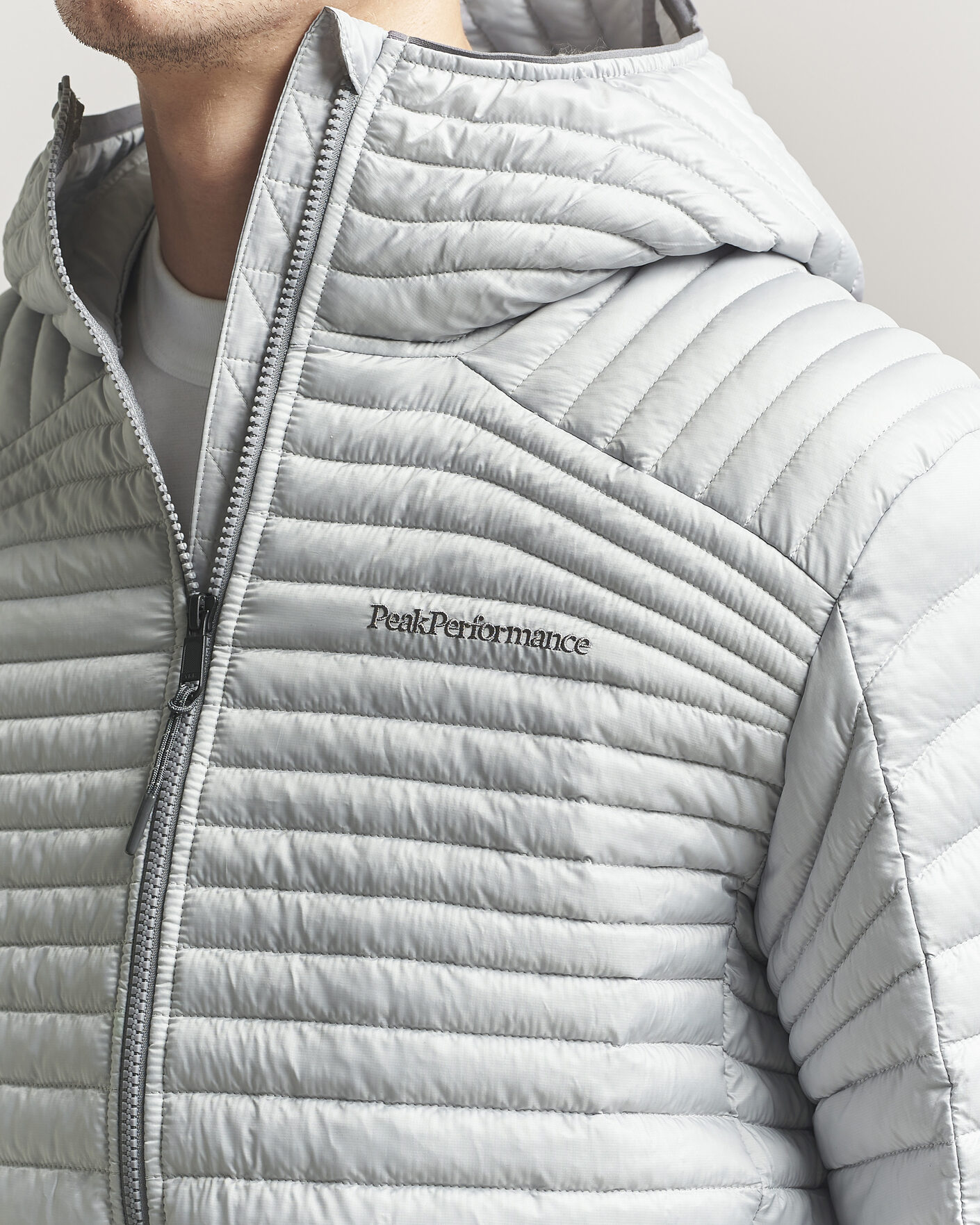 Homme | Manteaux Et Vestes | Peak Performance | Monolight Insulated Hooded Jacket Summit Smoke