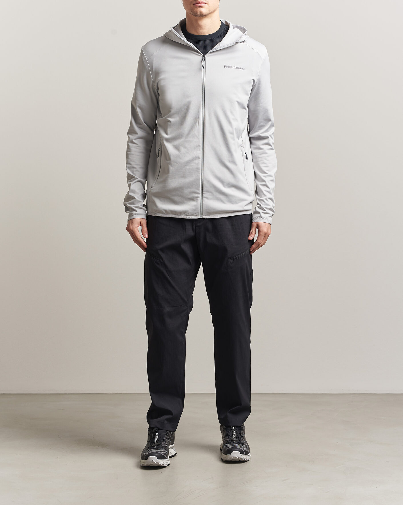 Homme | Pulls Et Tricots | Peak Performance | Light Hooded Full Zip Summit Smoke