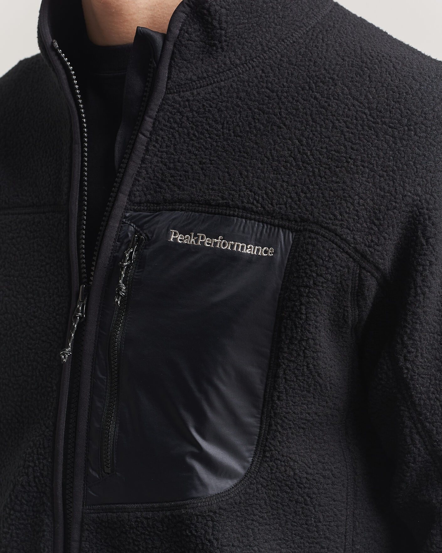 Homme | Pulls Et Tricots | Peak Performance | Nature Rush Pile Full Zip Black