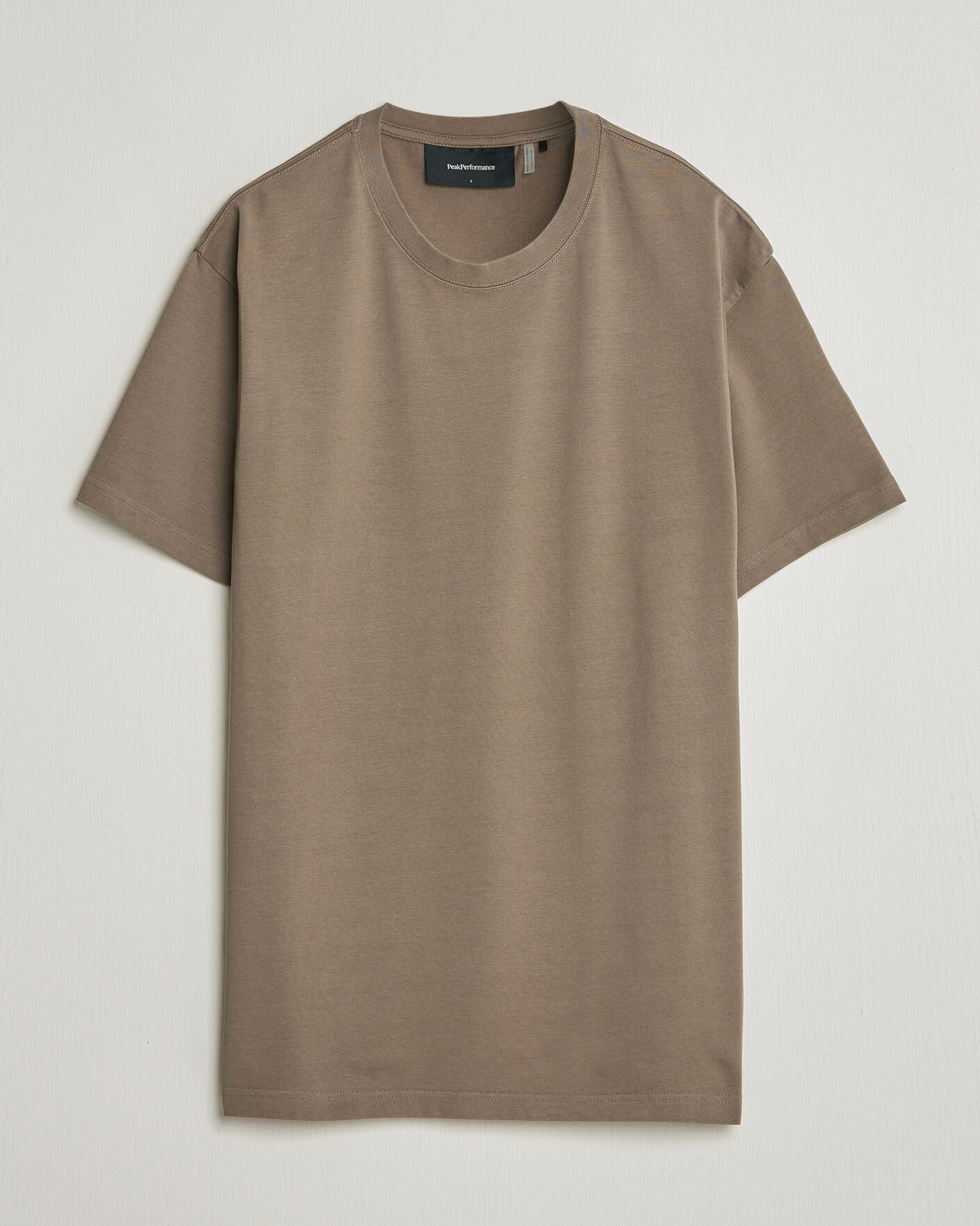 Homme | T-shirts | Peak Performance | Heavy Cotton T-Shirt Terrian Tan