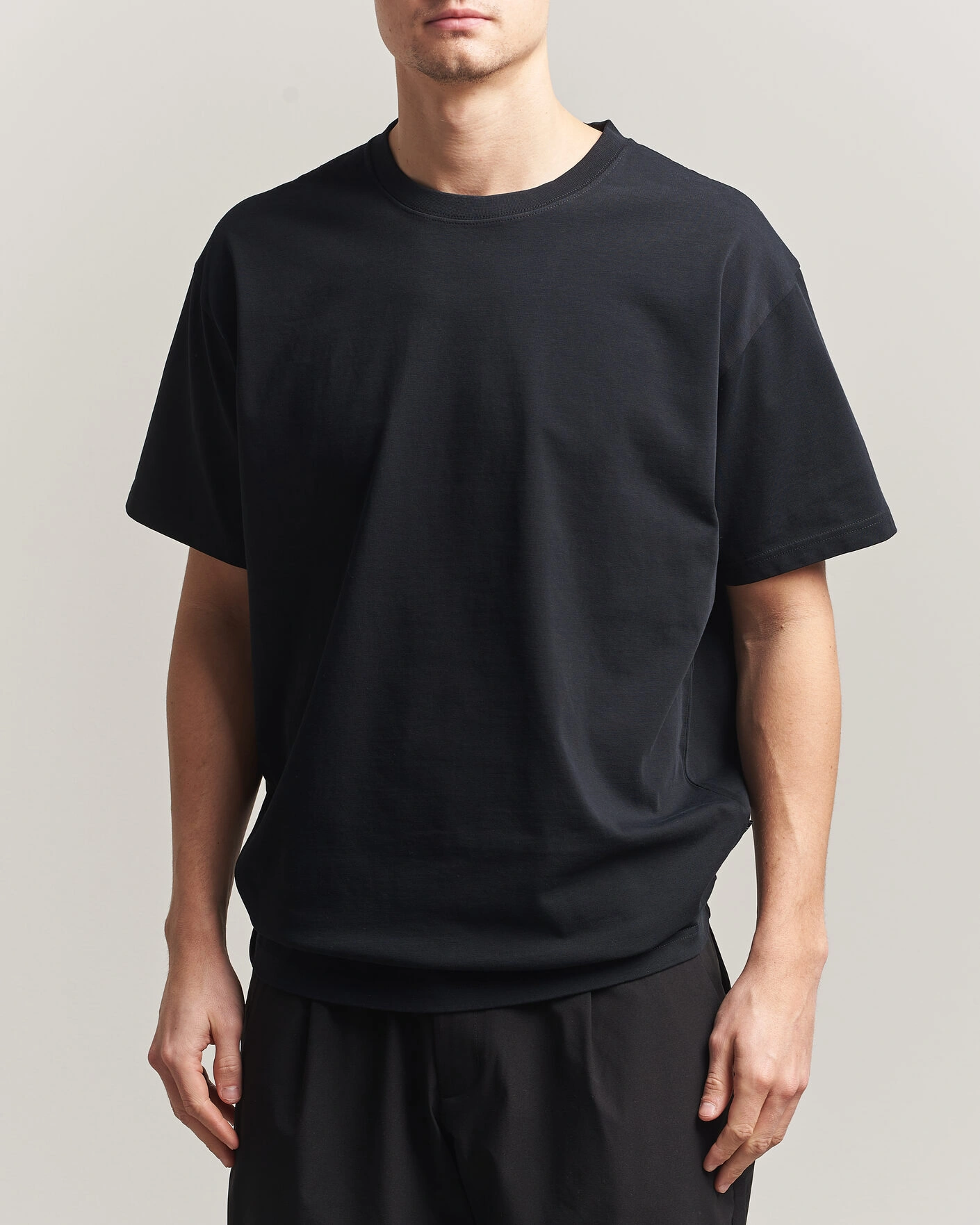 Homme | T-shirts | Peak Performance | Heavy Cotton T-Shirt Black
