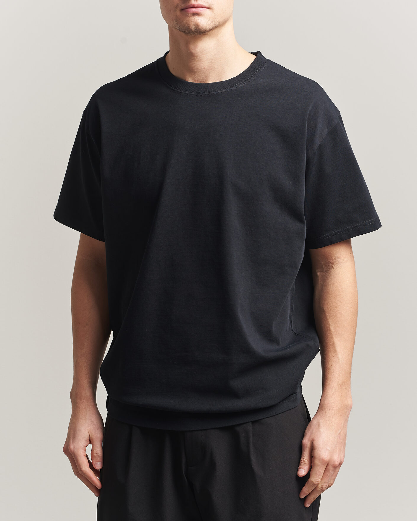 Homme | T-shirts | Peak Performance | Heavy Cotton T-Shirt Black
